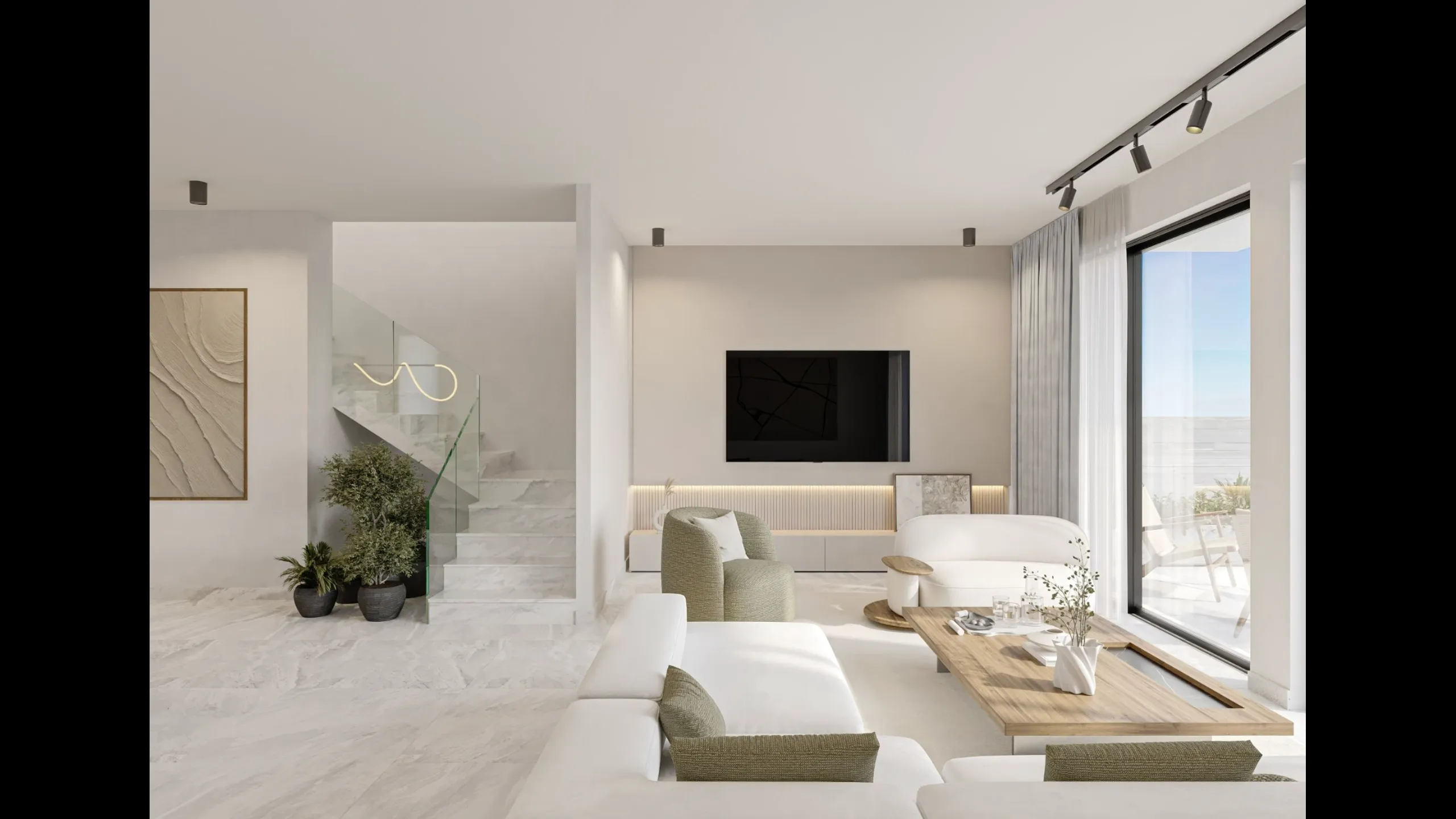 Villas with 3 bedrooms in contemporary style, Tala, Paphos 8