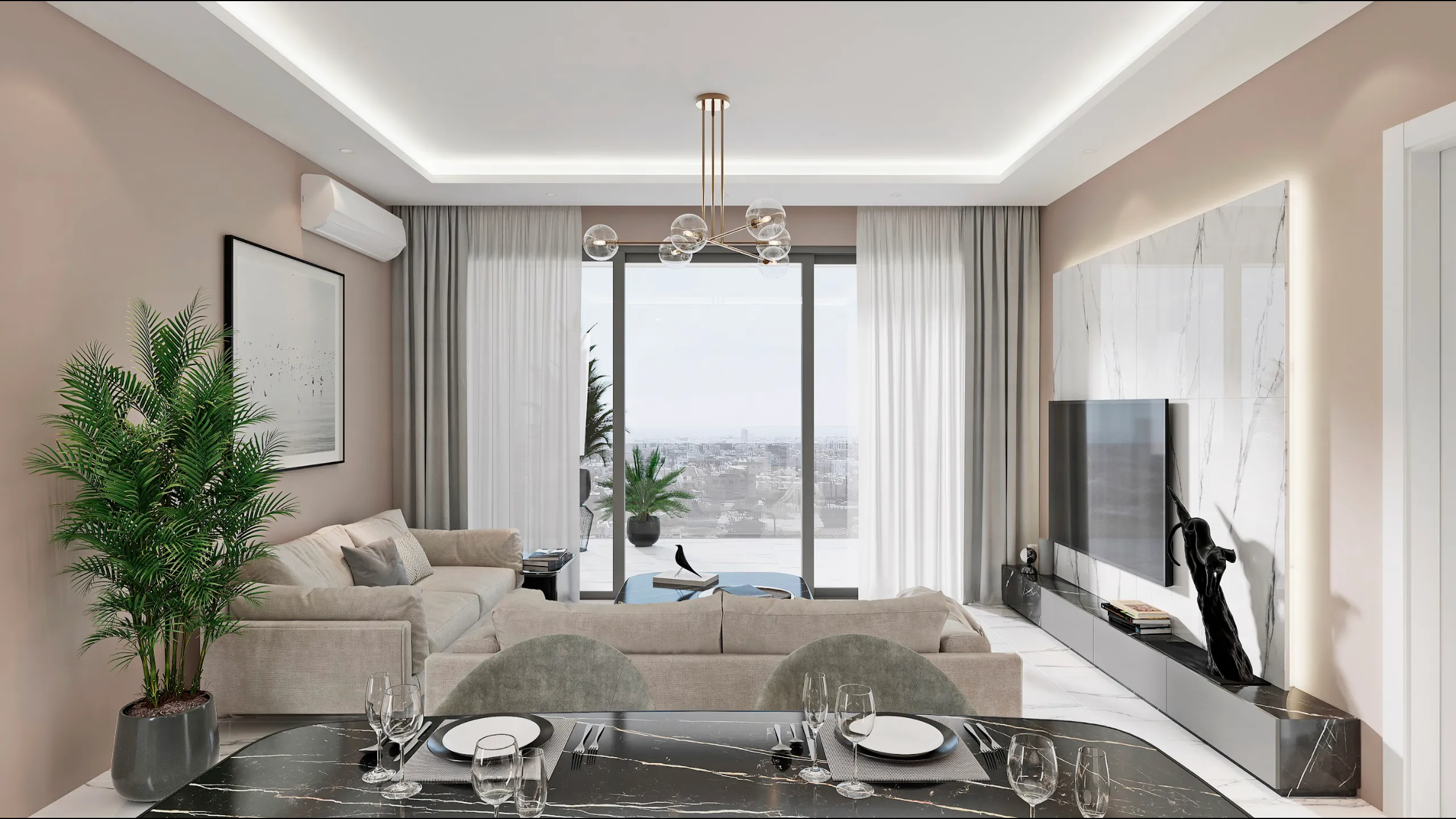 Apartments in minimalist style with 2-3 bedrooms, Agios Athanasios, Limassol 8