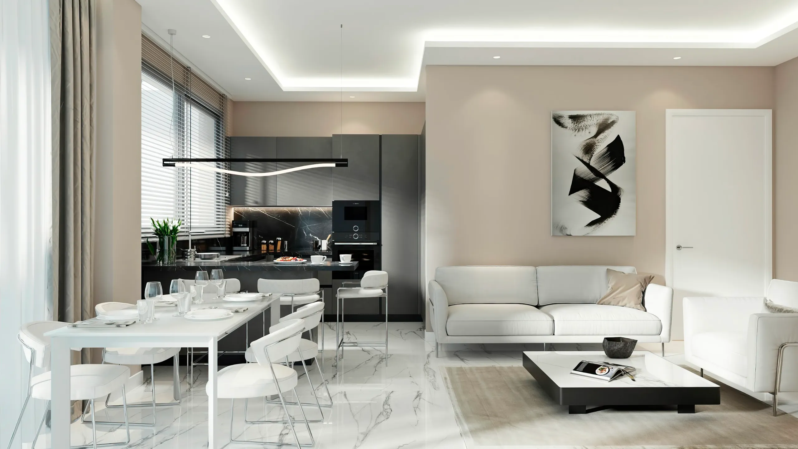 Apartments in minimalist style with 2-3 bedrooms, Agios Athanasios, Limassol 7