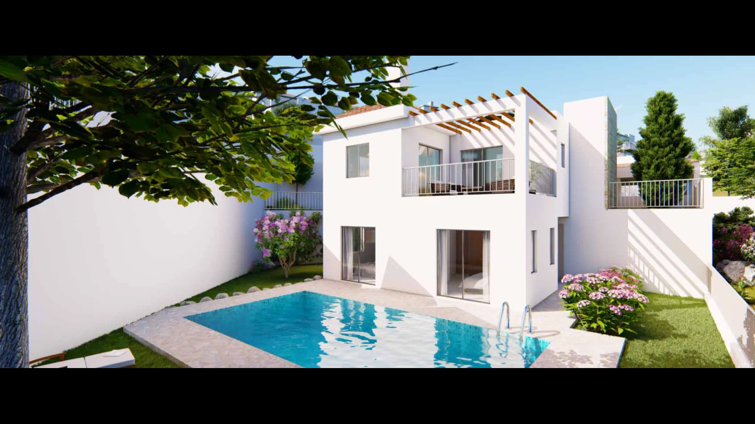 Stylish villas with sea and mountain view not far from Paphos 2