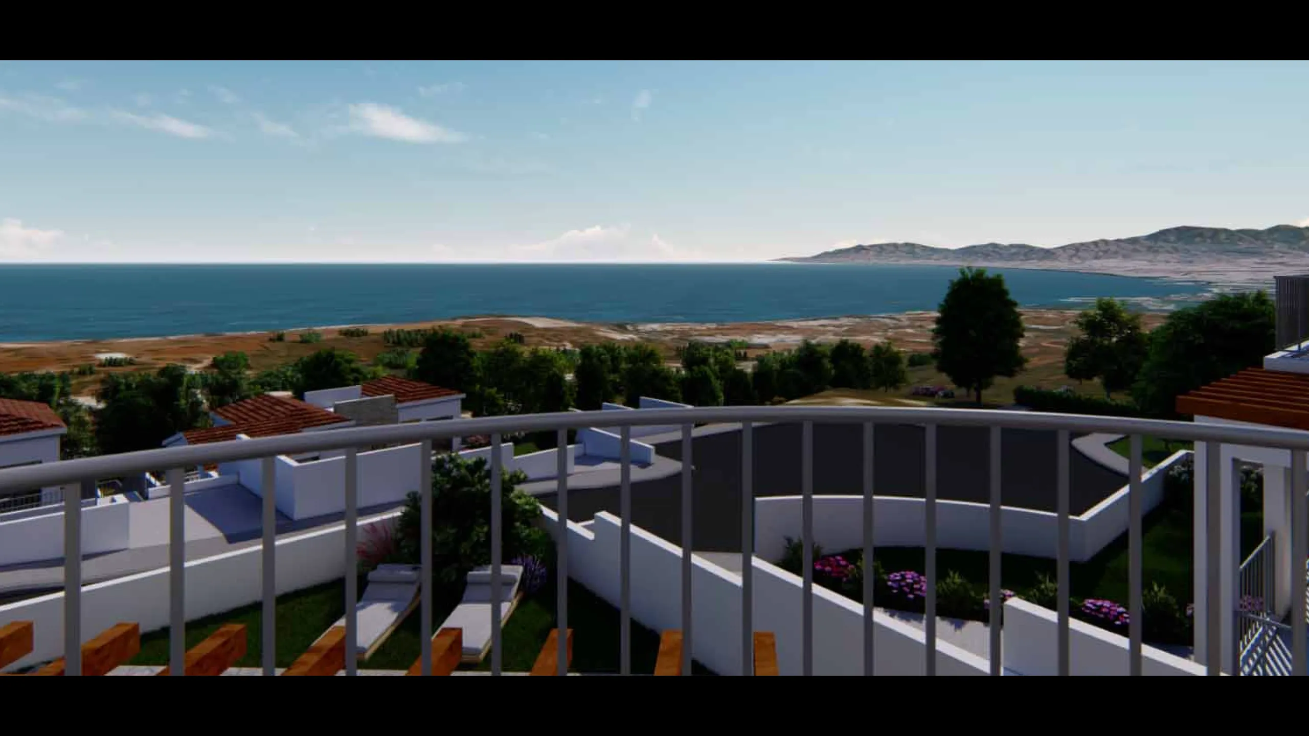 Stylish villas with sea and mountain view not far from Paphos 9