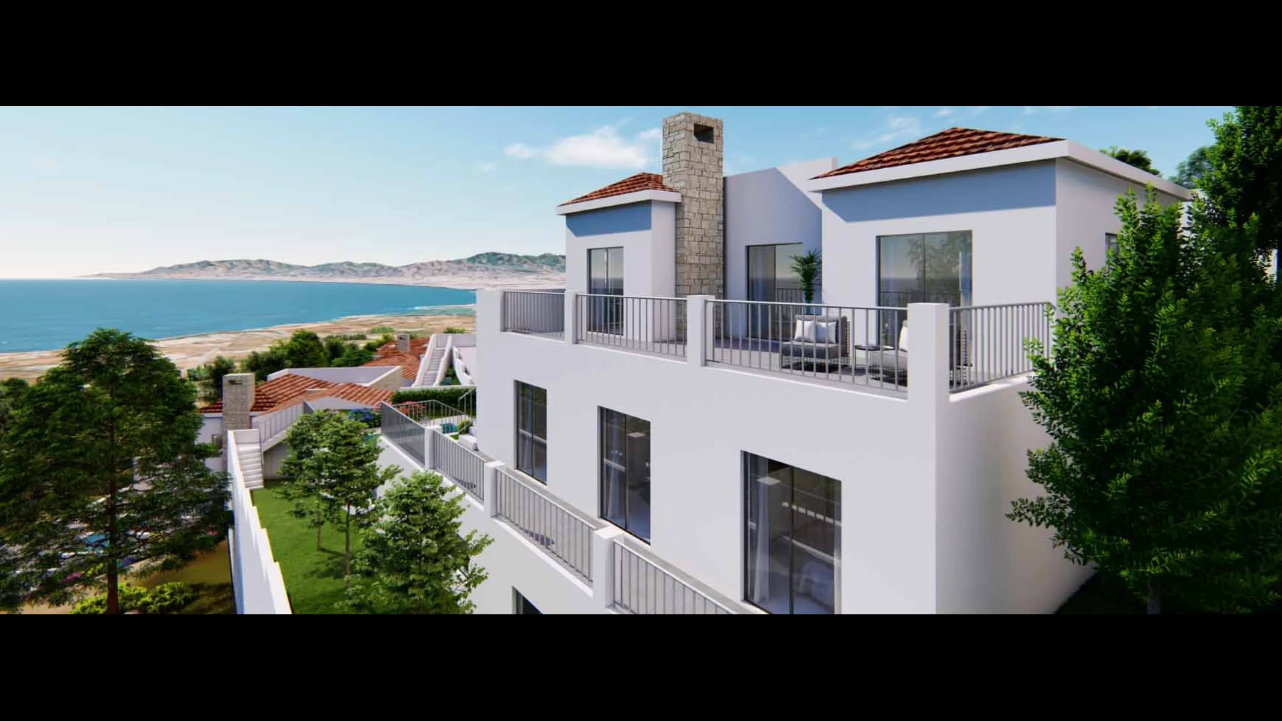 Stylish villas with sea and mountain view not far from Paphos 4