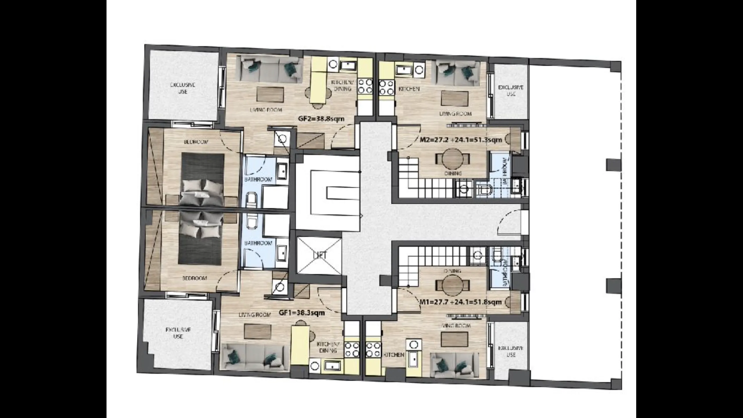 Comfortable apartments in modern style, Piraeus, Athens 24