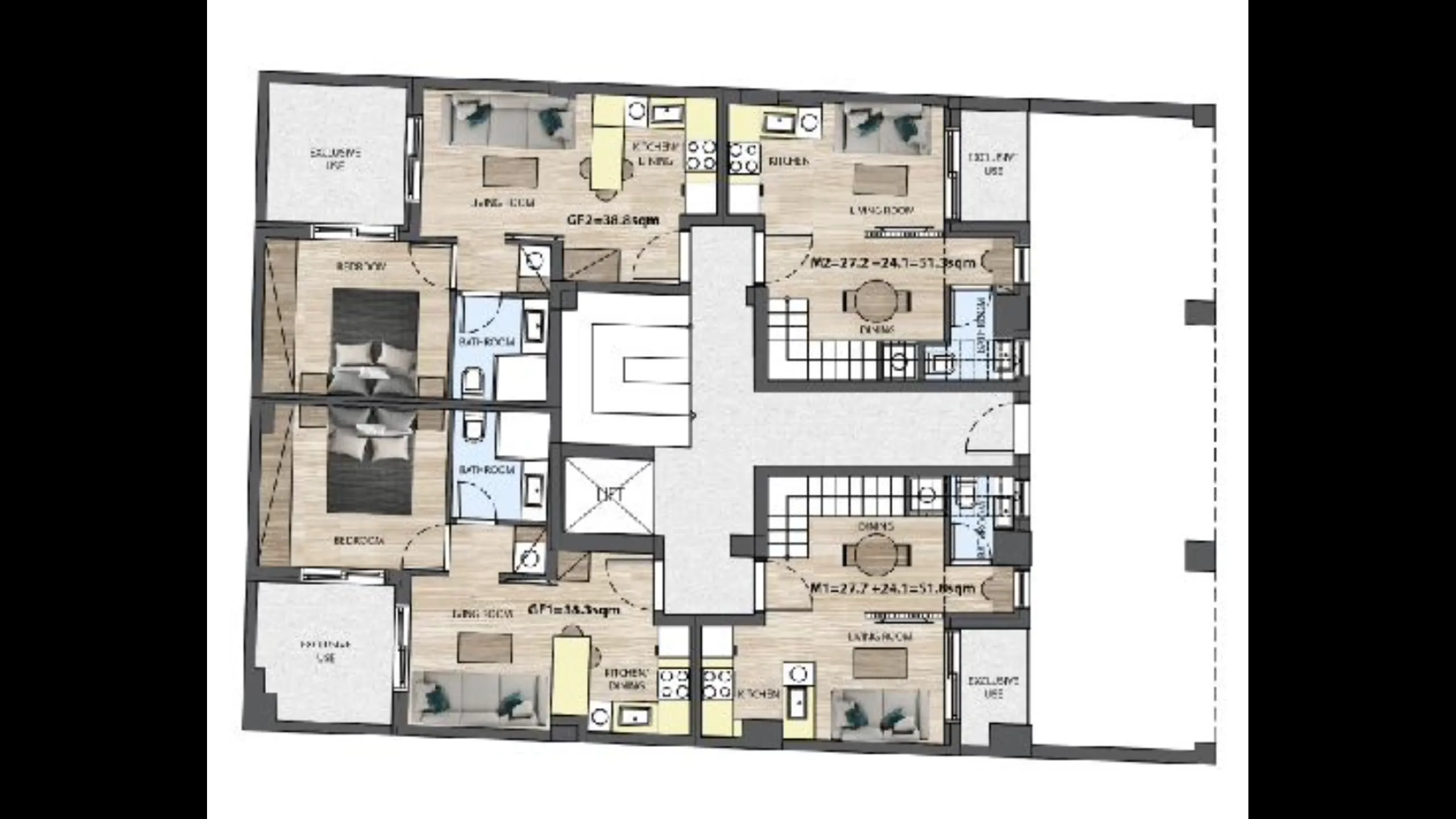 Comfortable apartments in modern style, Piraeus, Athens 22
