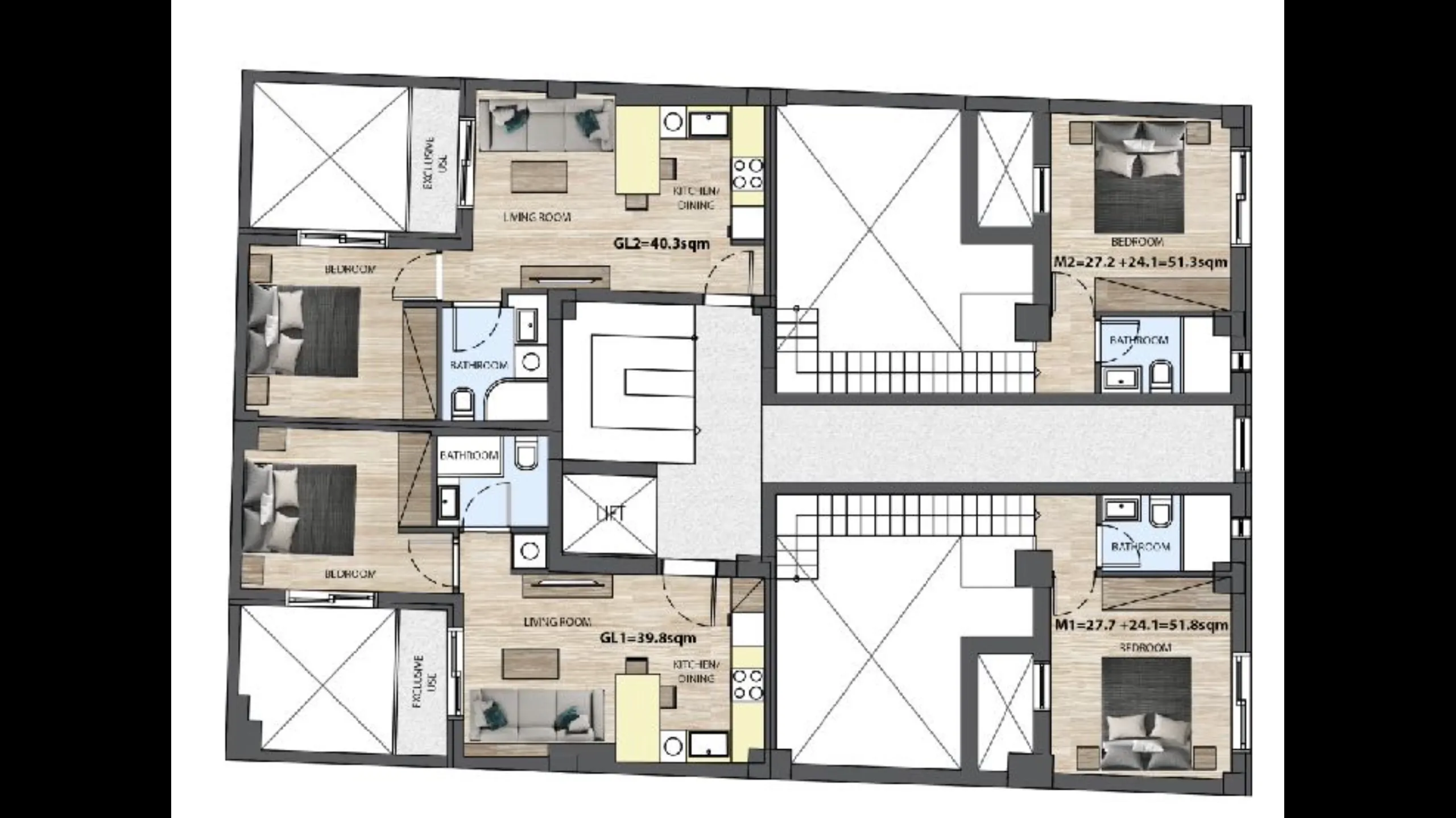 Comfortable apartments in modern style, Piraeus, Athens 21