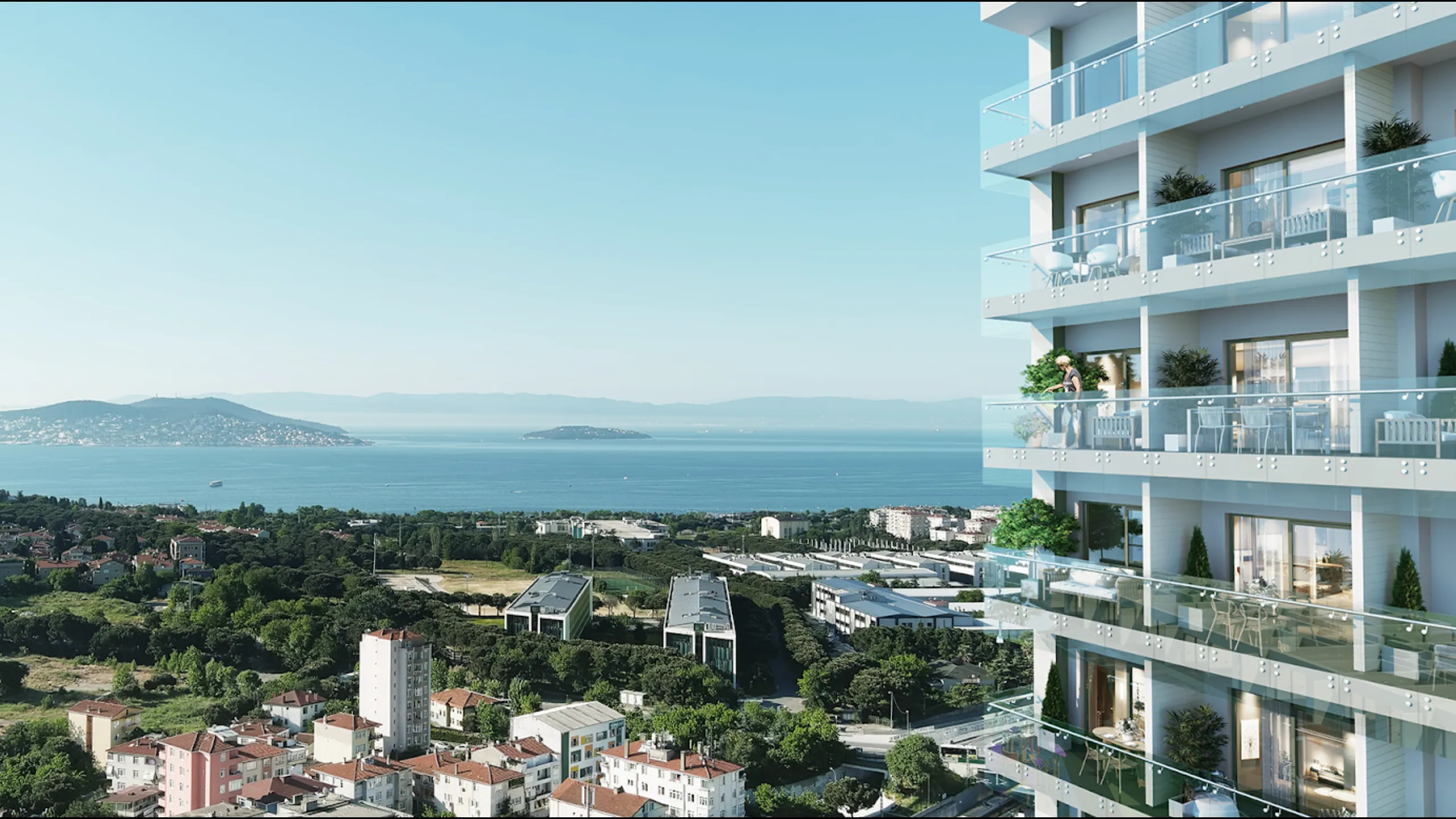 Stylish apartments with sea view, Maltepe, Istanbul 5