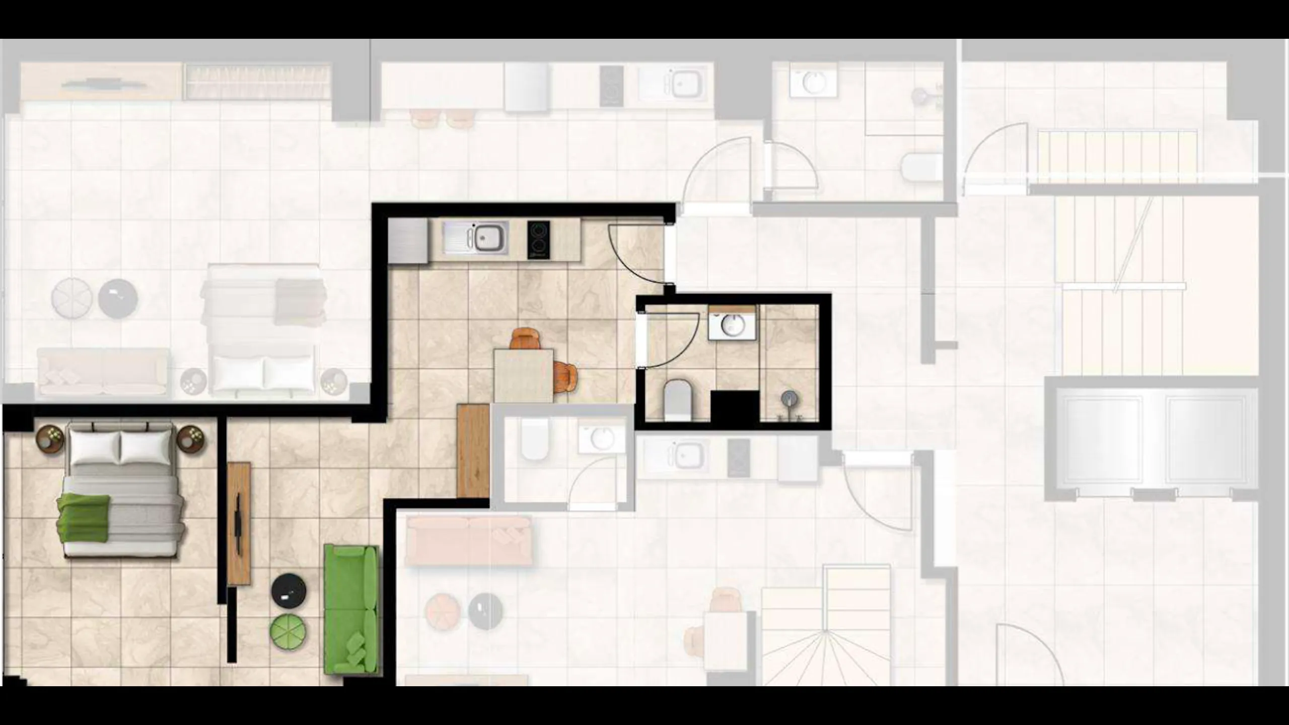 Сервисные апартаменты с гарантированным доходом, Метаксургио, Афины 10