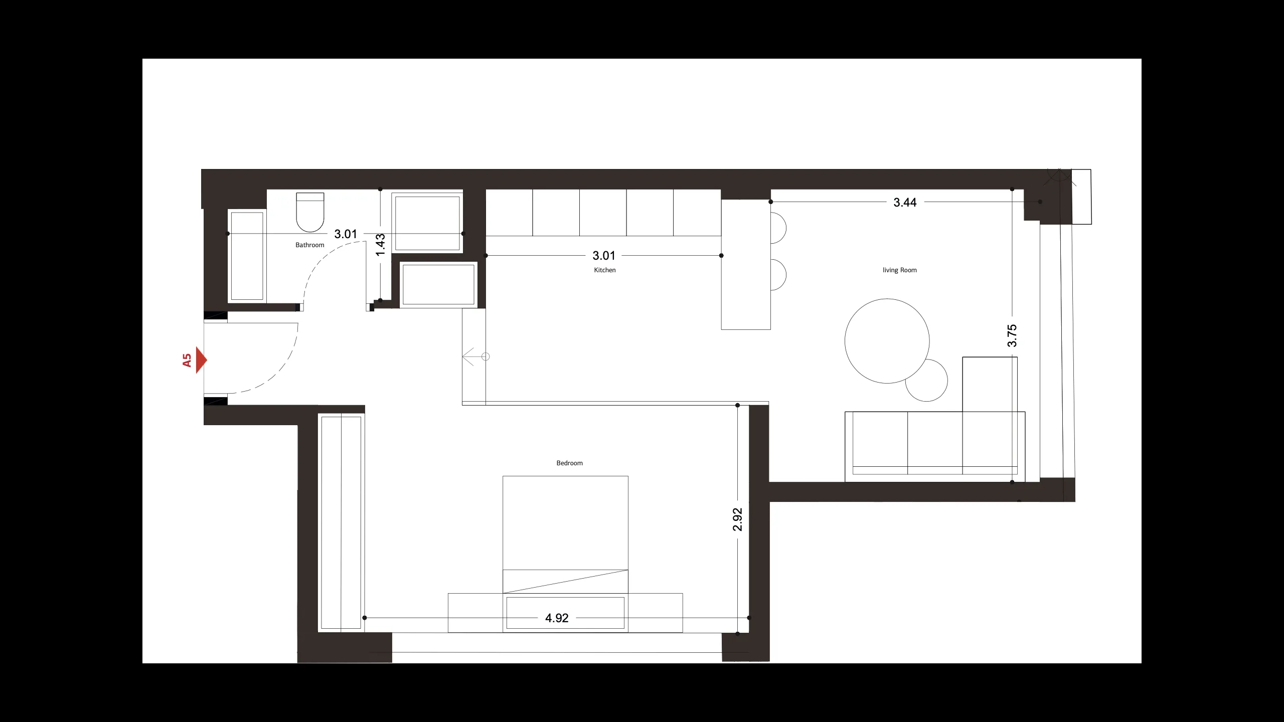 Апартаменты в современном стиле, Метаксургио, Афины 3
