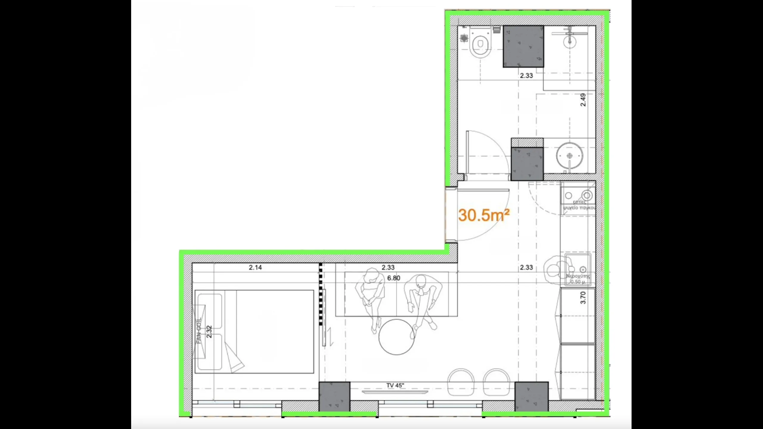 Уютные апартаменты в современном стиле, центр города, Афины 5
