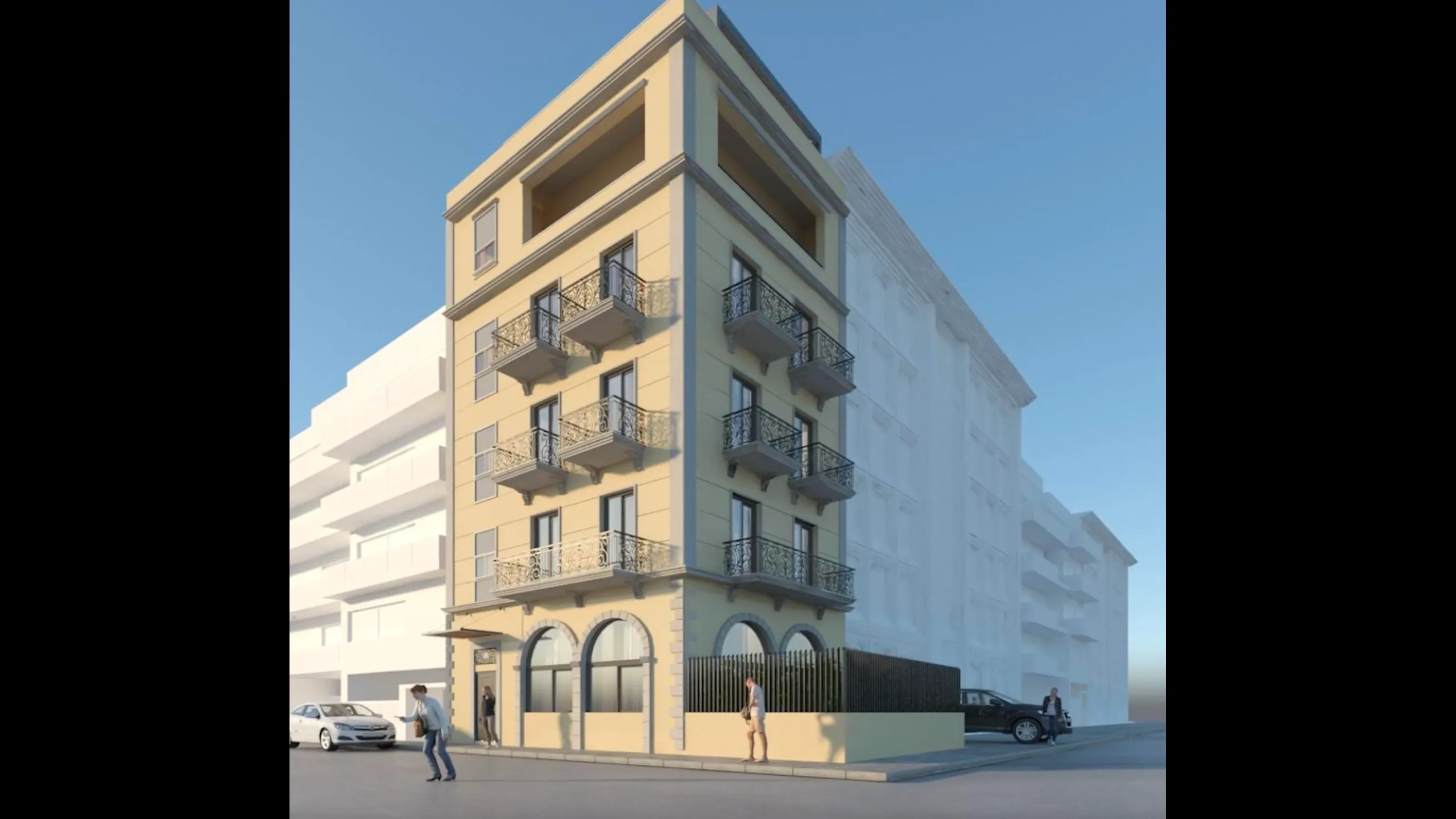 Apartments in classical style, Koukaki, Athens 1