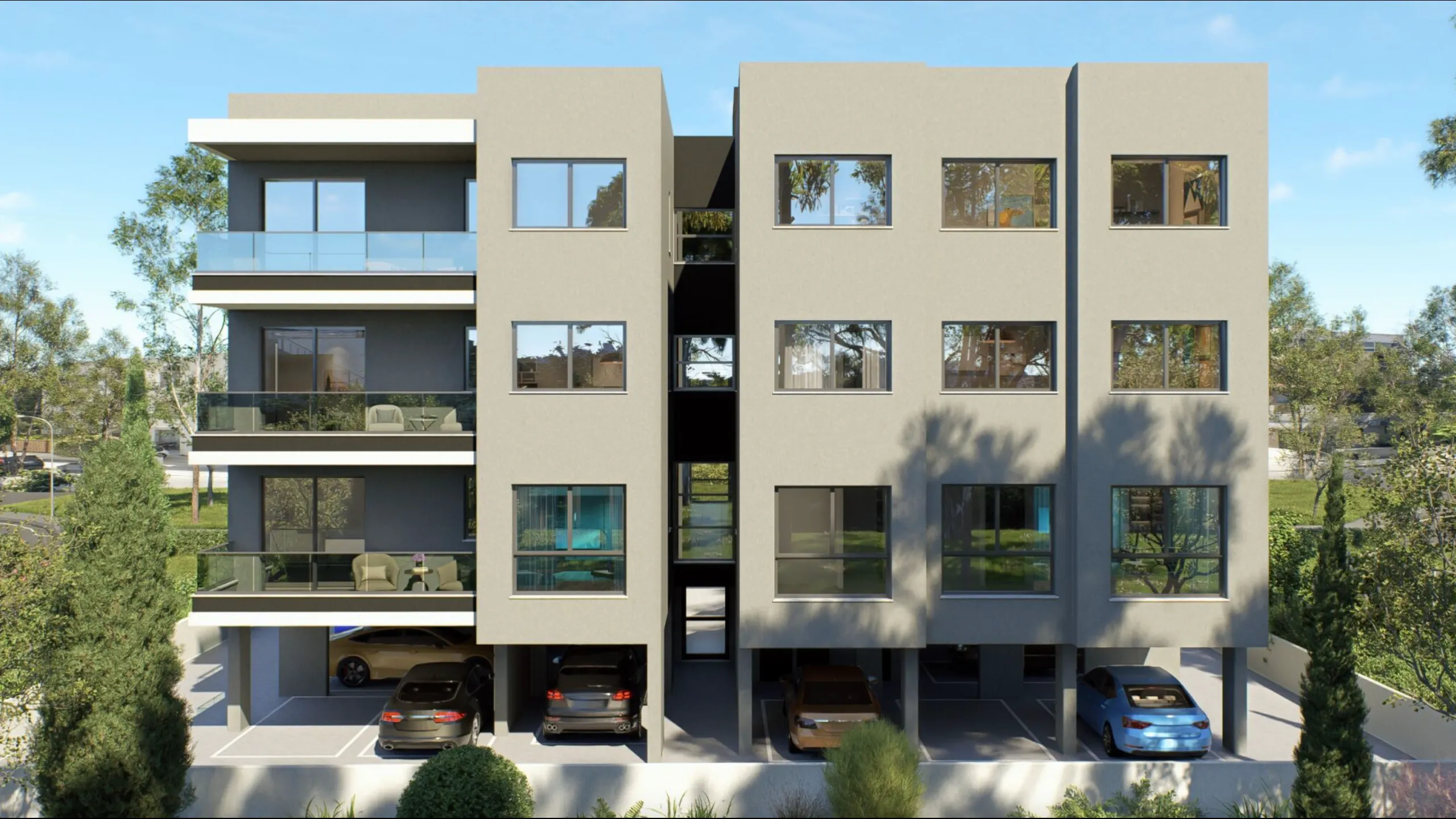 Стильные апартаменты с 1-3 спальнями, центр города, Пафос 1