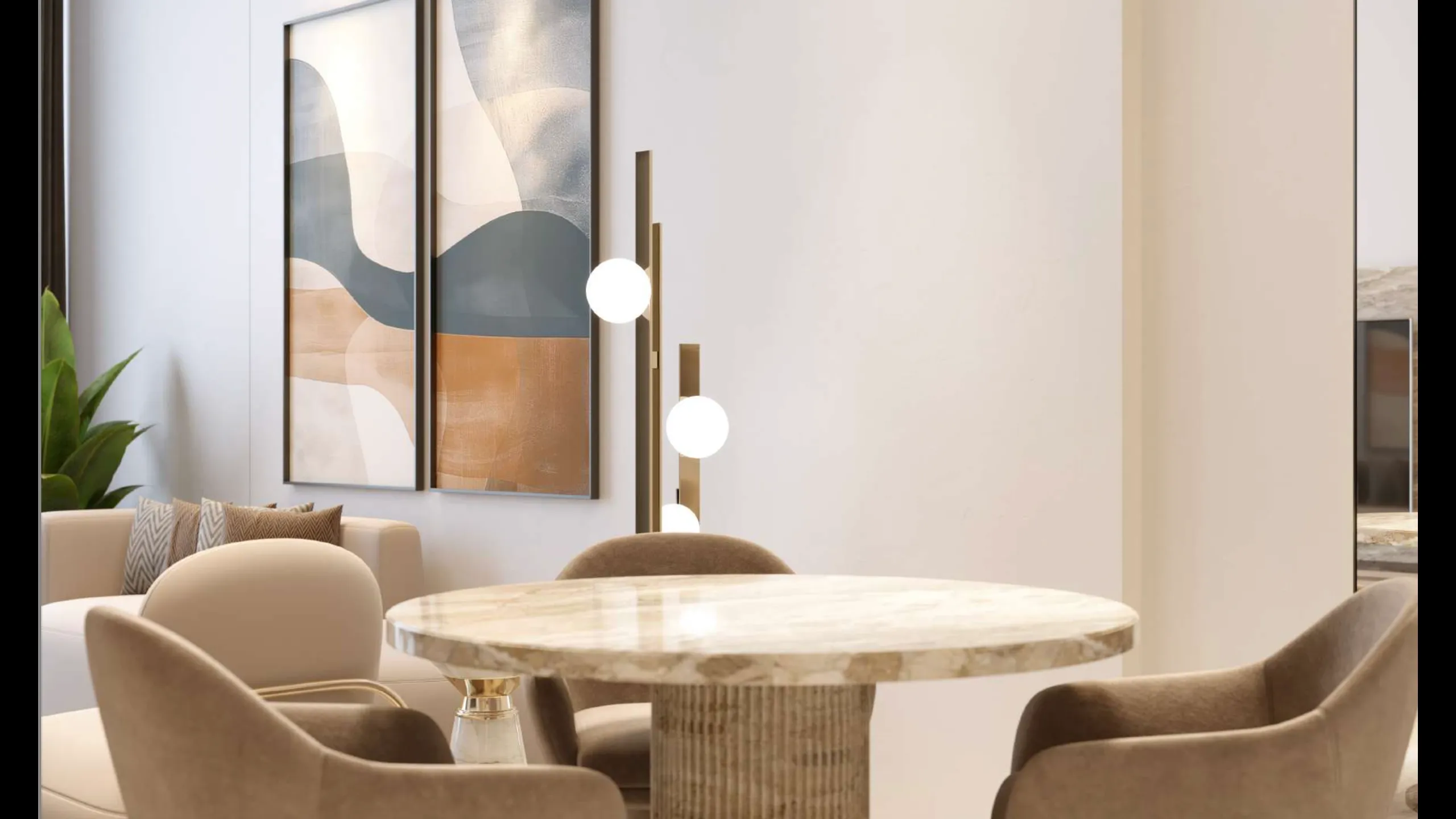 Элегантные и стильные апартаменты, Джумейра Вилладж Трайангл, Дубай 6