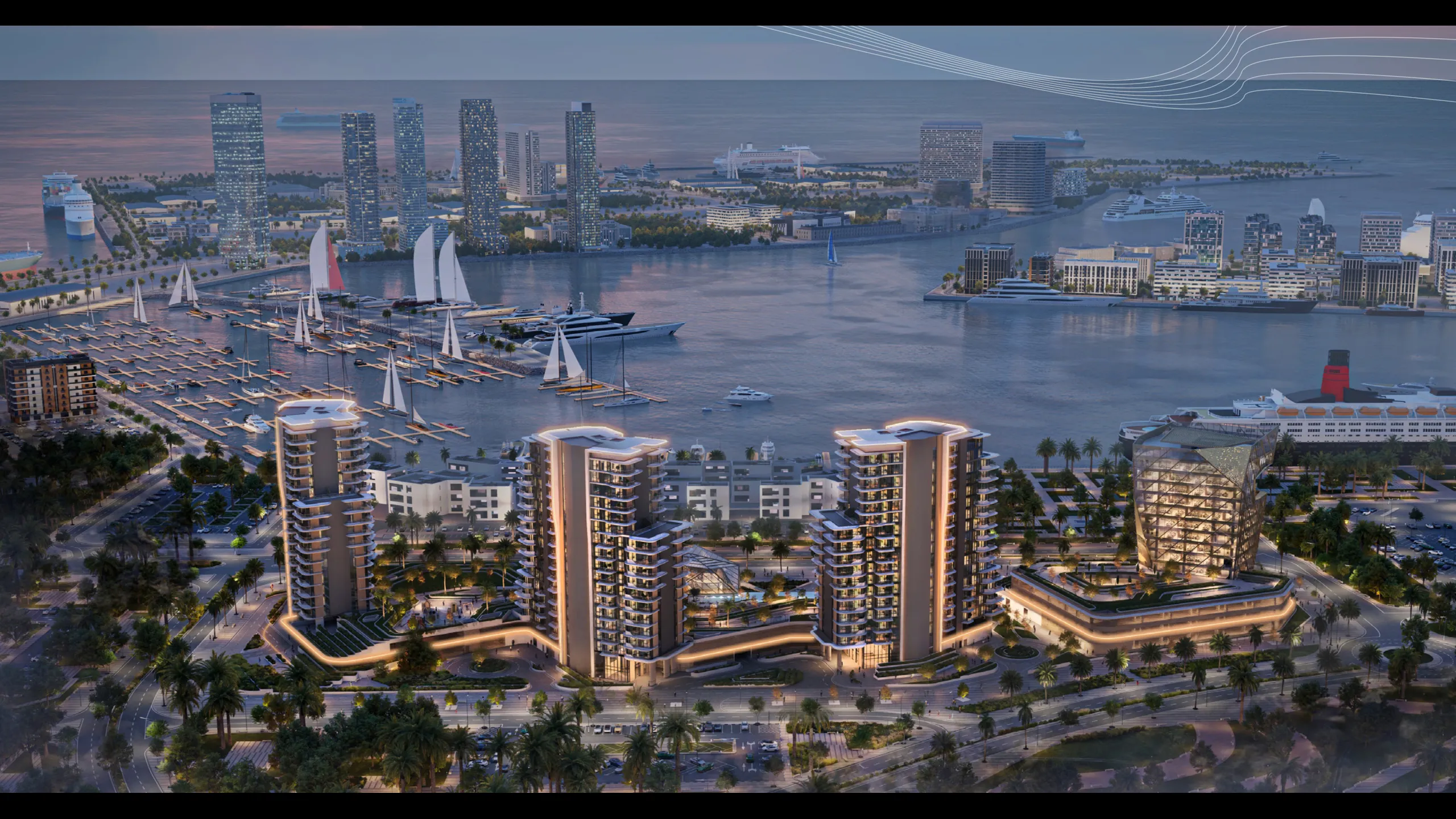 Apartments in elegant style, Mina Rashid, Dubai 1