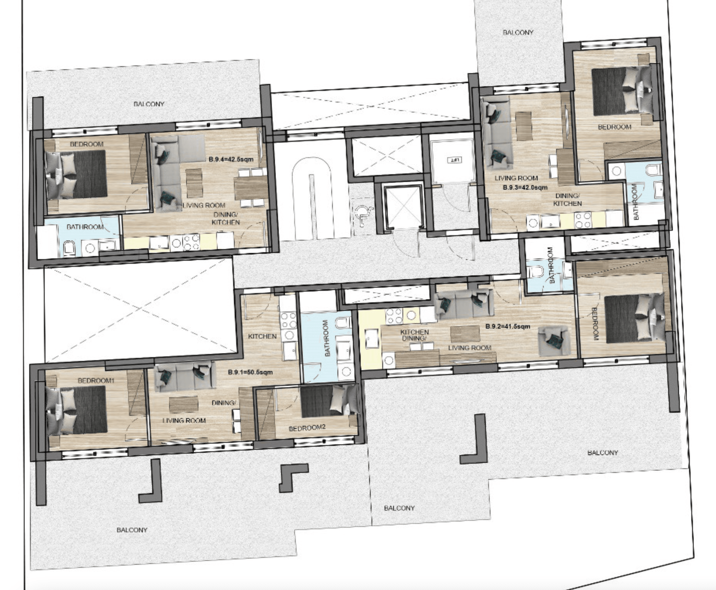 Апартаменты с гарантированным доходом, Таврос, Афины 18