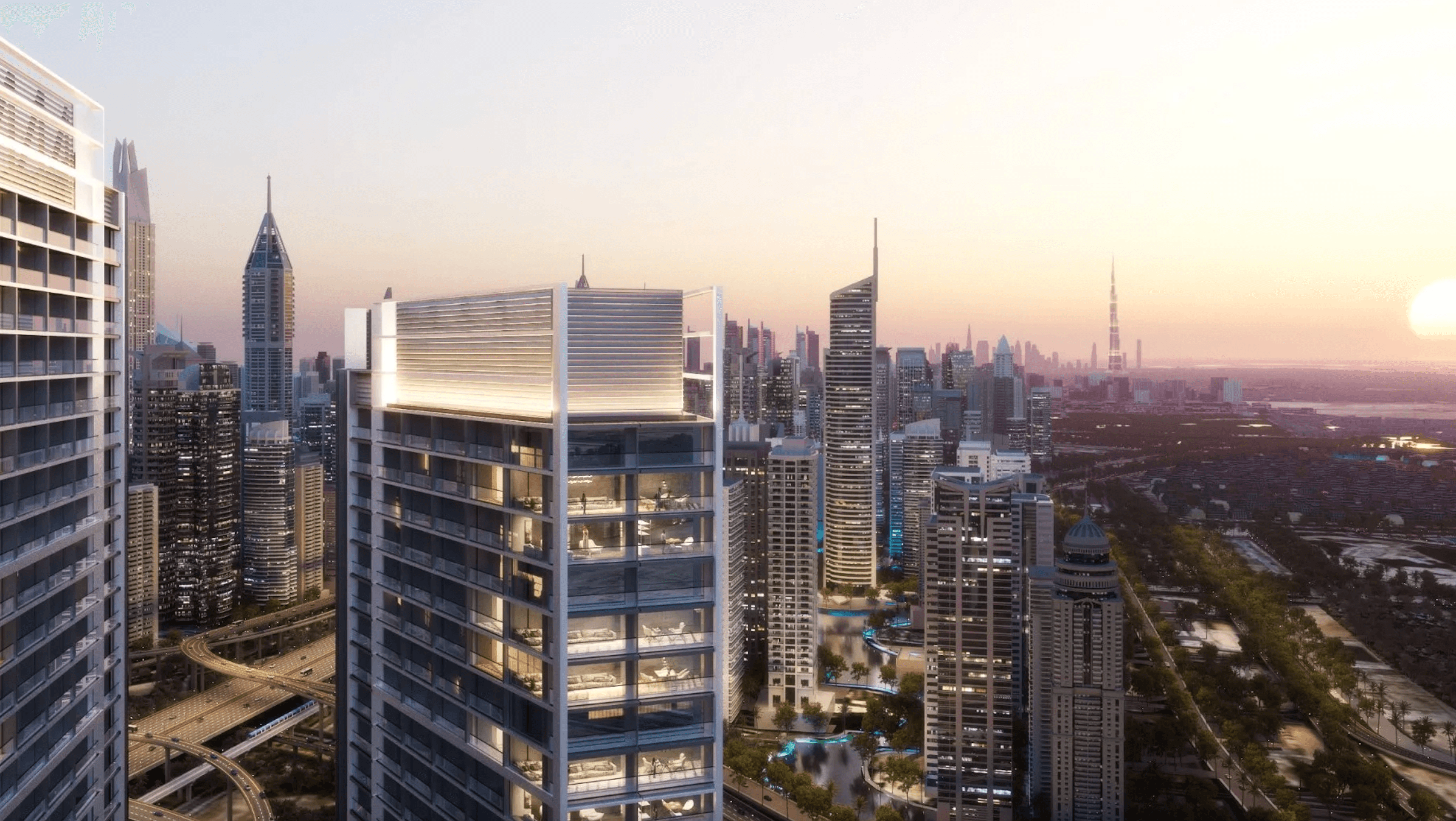 Элегантные апартаменты, Шейх Зайед Роуд, Дубай 2