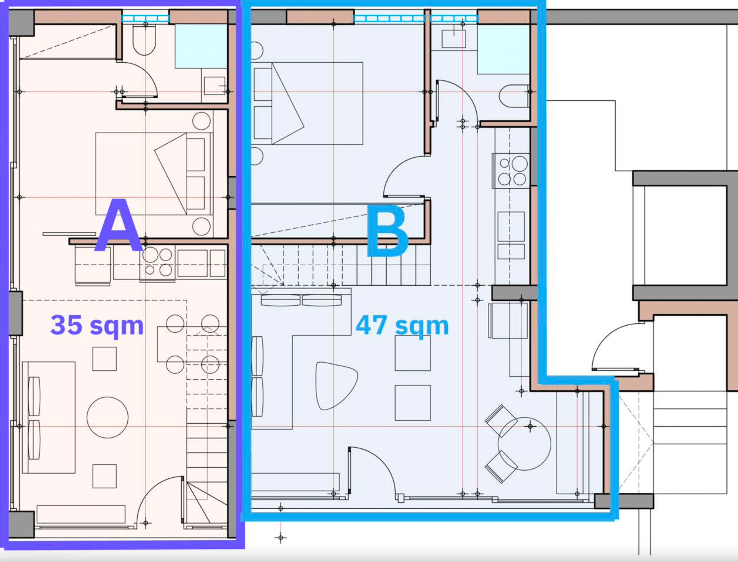 Апартаменты-дуплекс в аттическом стиле, Алимос, Афины 10