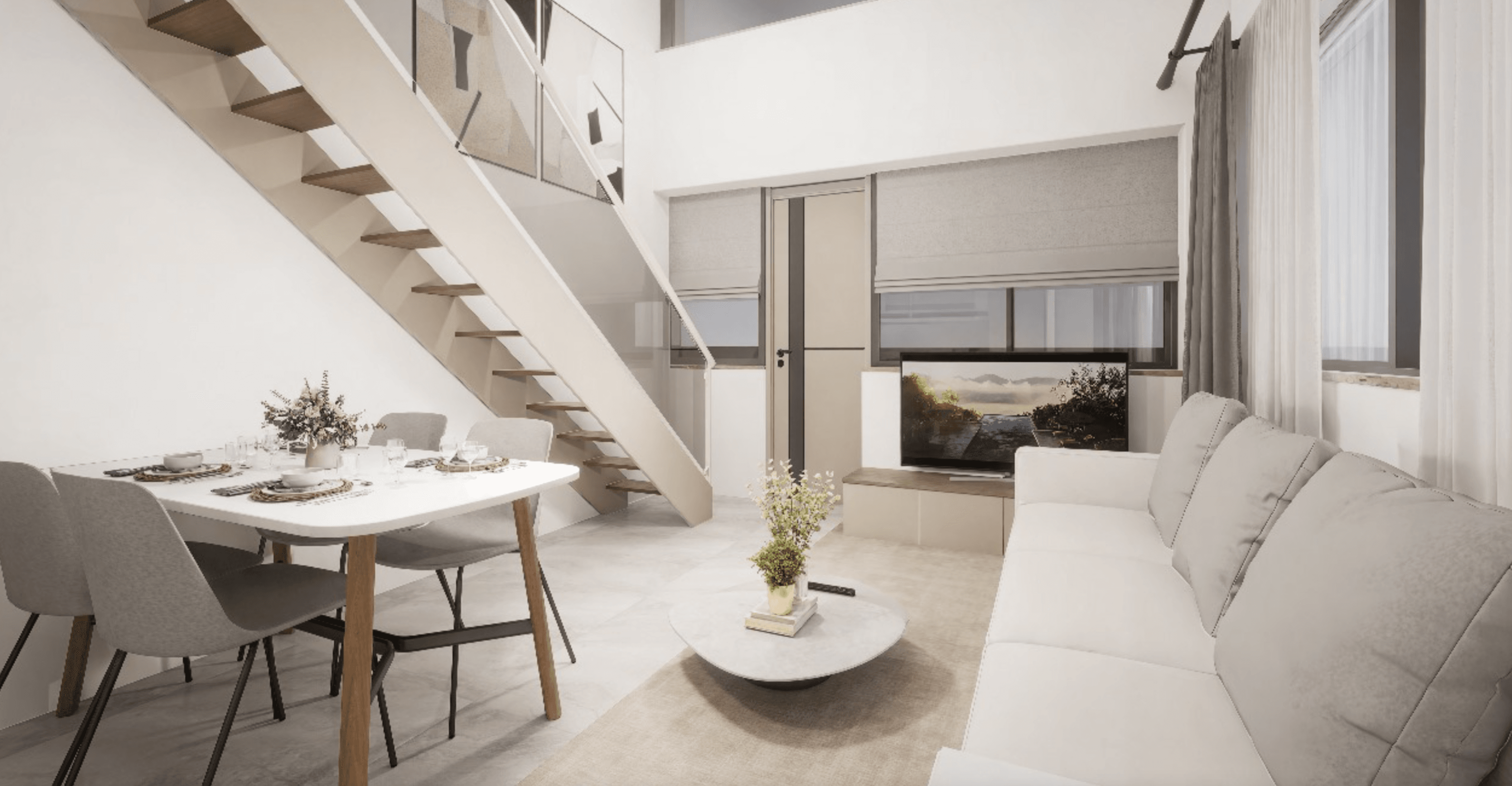 Апартаменты-дуплекс в аттическом стиле, Алимос, Афины 1