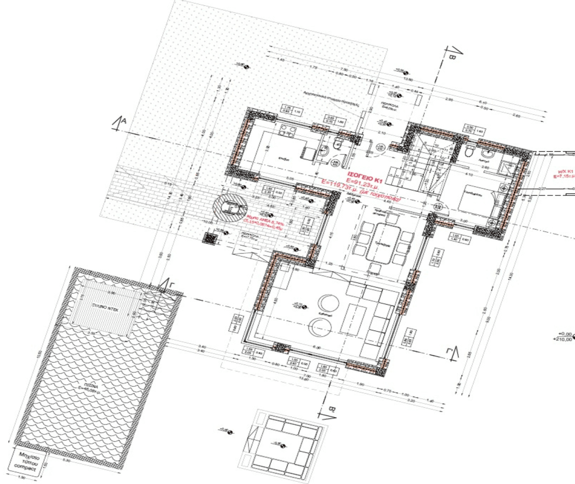 Villa with pool and mountain view, Kriopigi, Kassandra 12