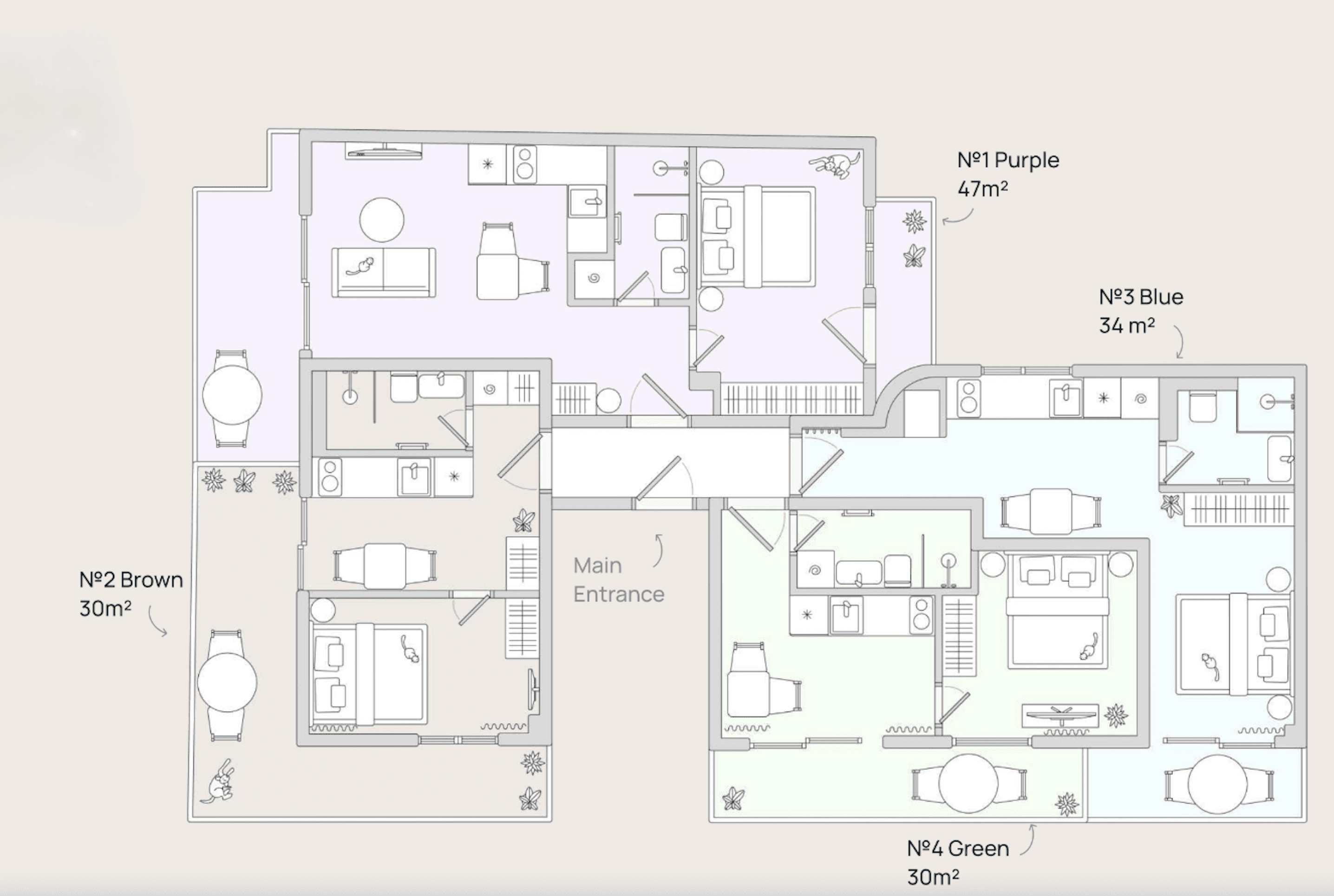 Апартаменты с гарантированным доходом, Аргируполис, Южные Афины 5