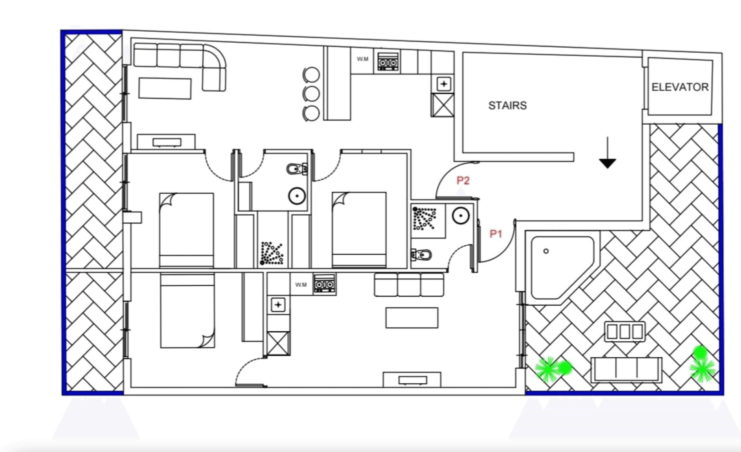 Элегантные апартаменты с видом на парк, Каллифея, Афины 17