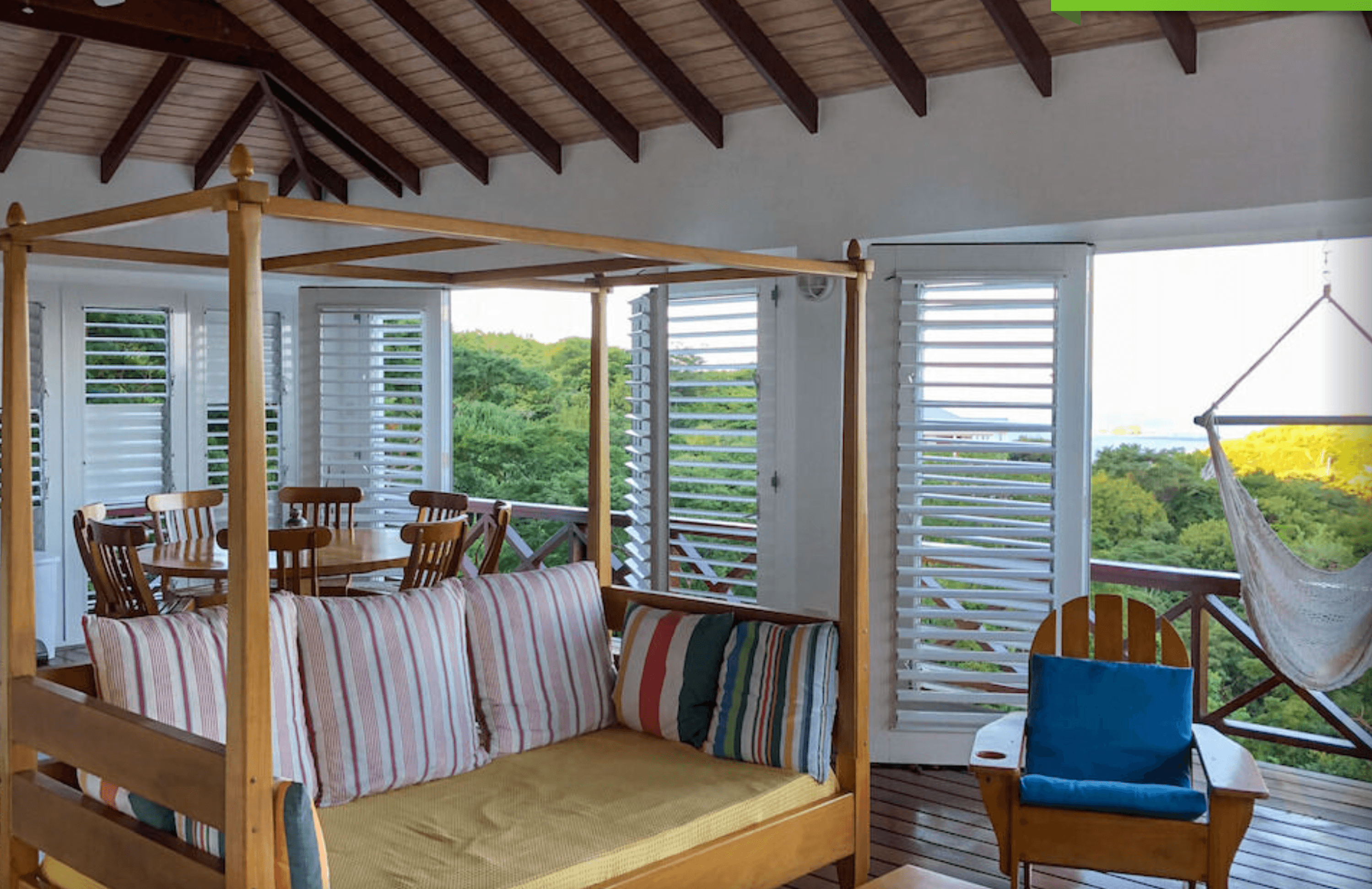 Дом с бассейном и видом на океан, Карриаку 5