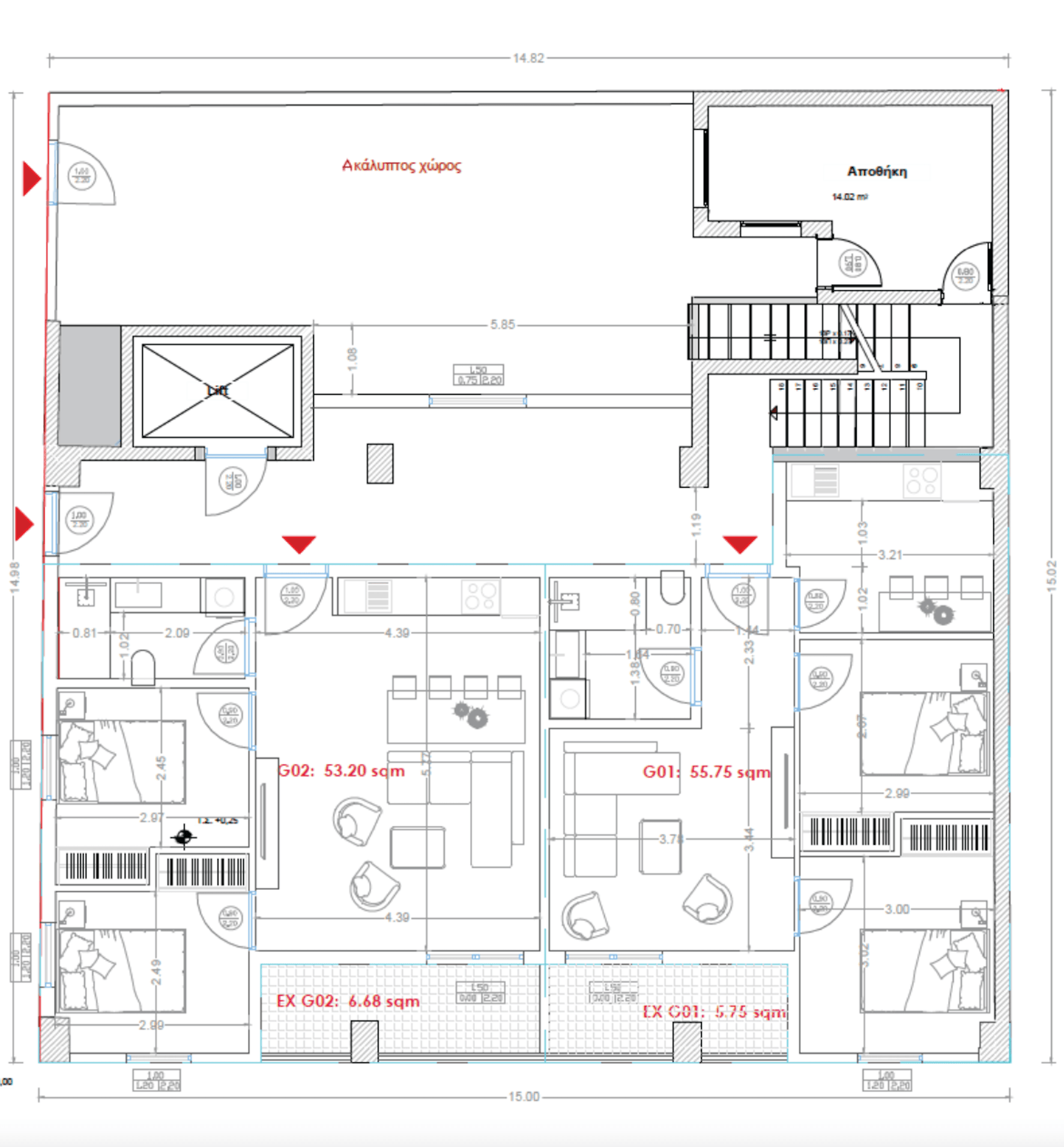 Comfortable apartments with guaranteed income, Peristeri, Athens 13