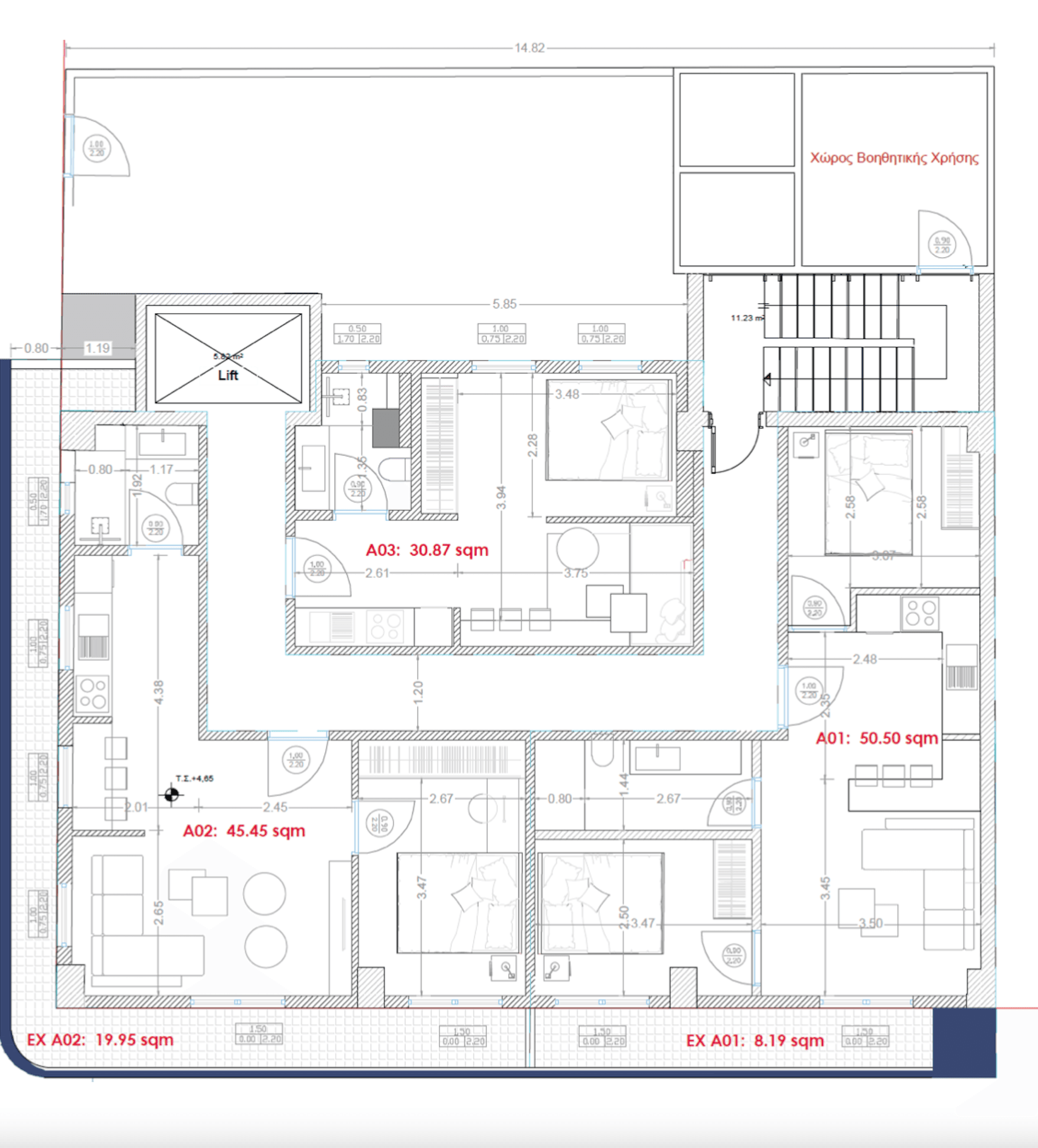 Comfortable apartments with guaranteed income, Peristeri, Athens 12