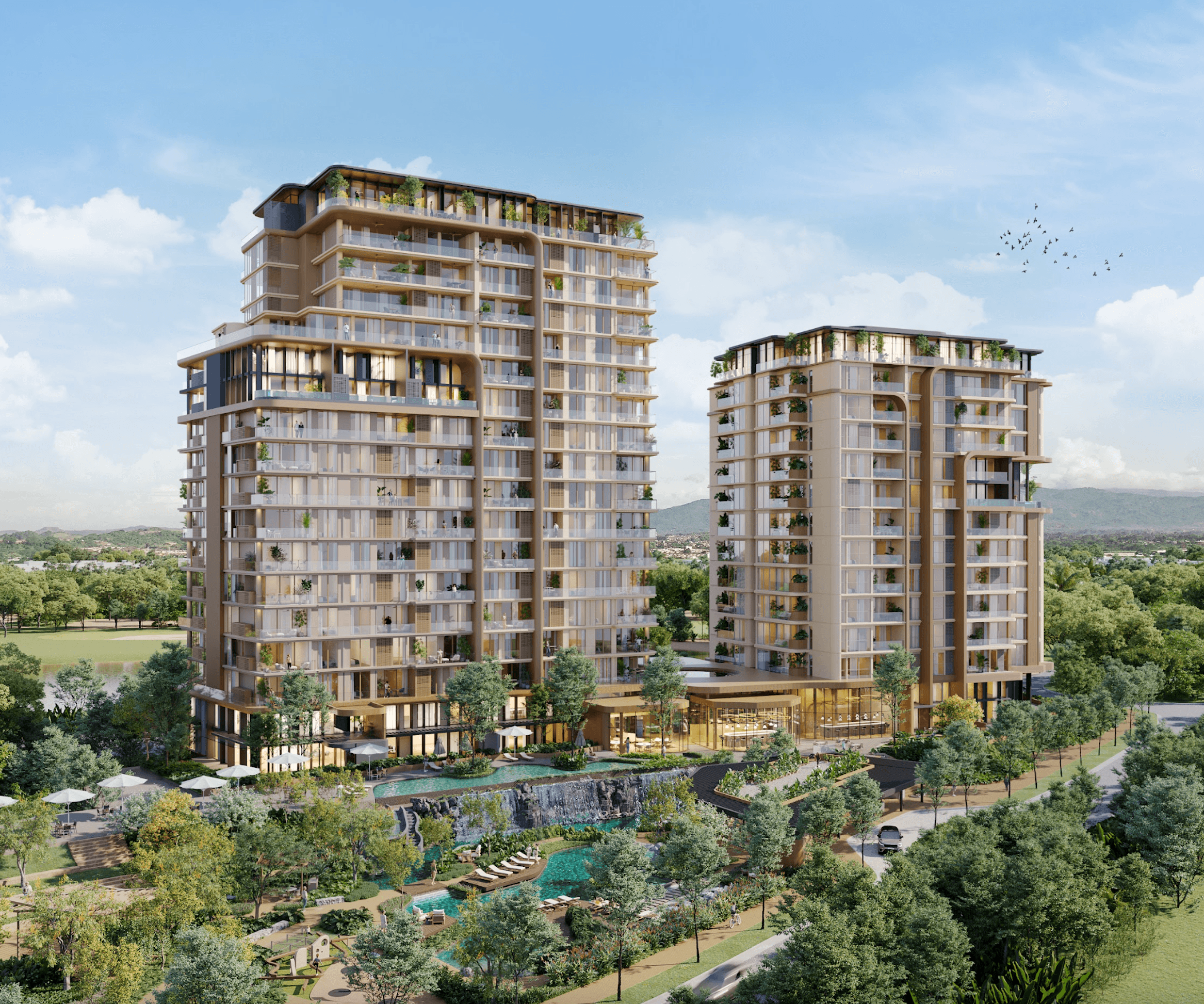 Виллы, апартаменты и дома с частными бассейнами, Санта-Мария, Панама-Сити 2