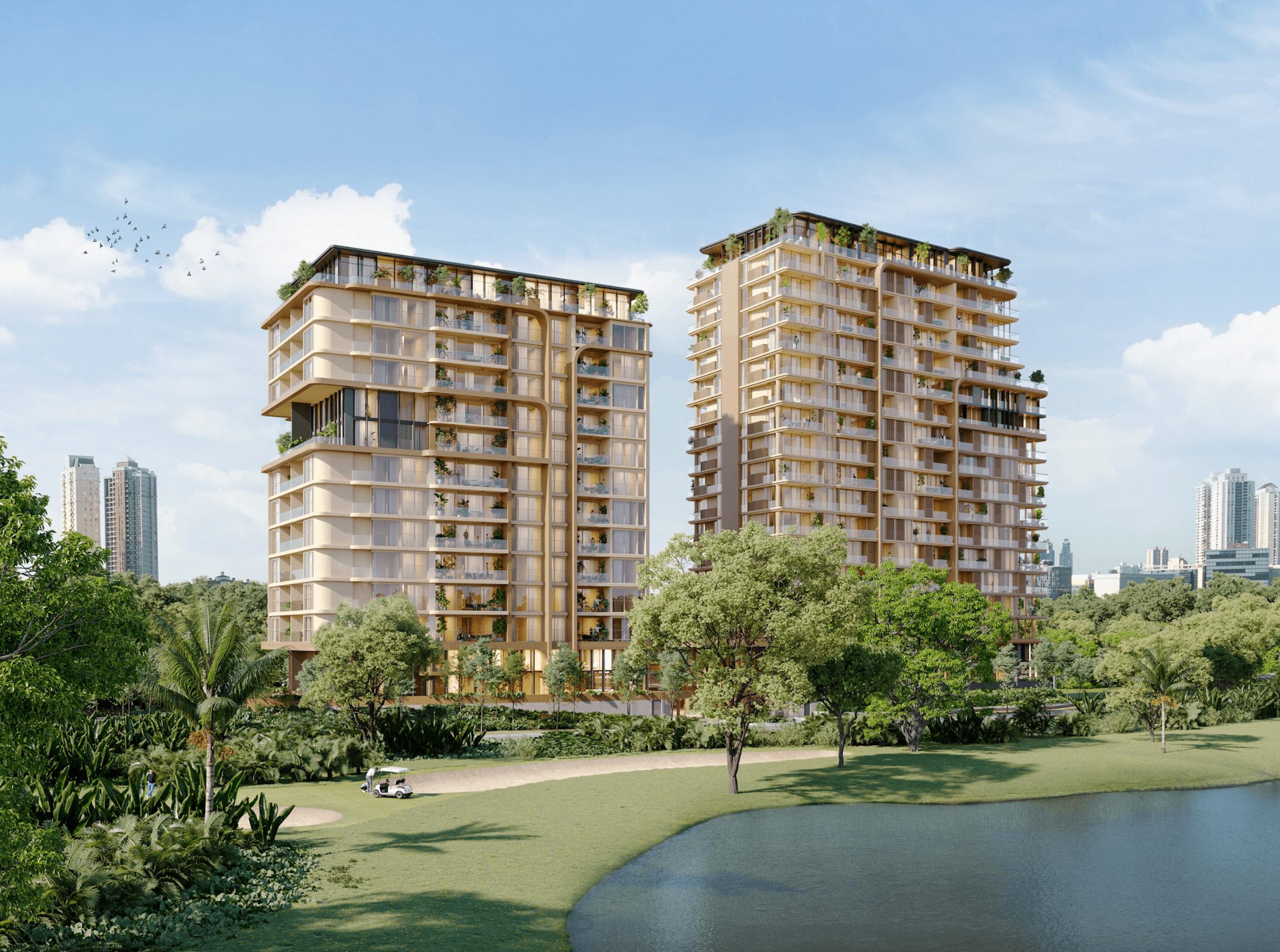 Виллы, апартаменты и дома с частными бассейнами, Санта-Мария, Панама-Сити 3