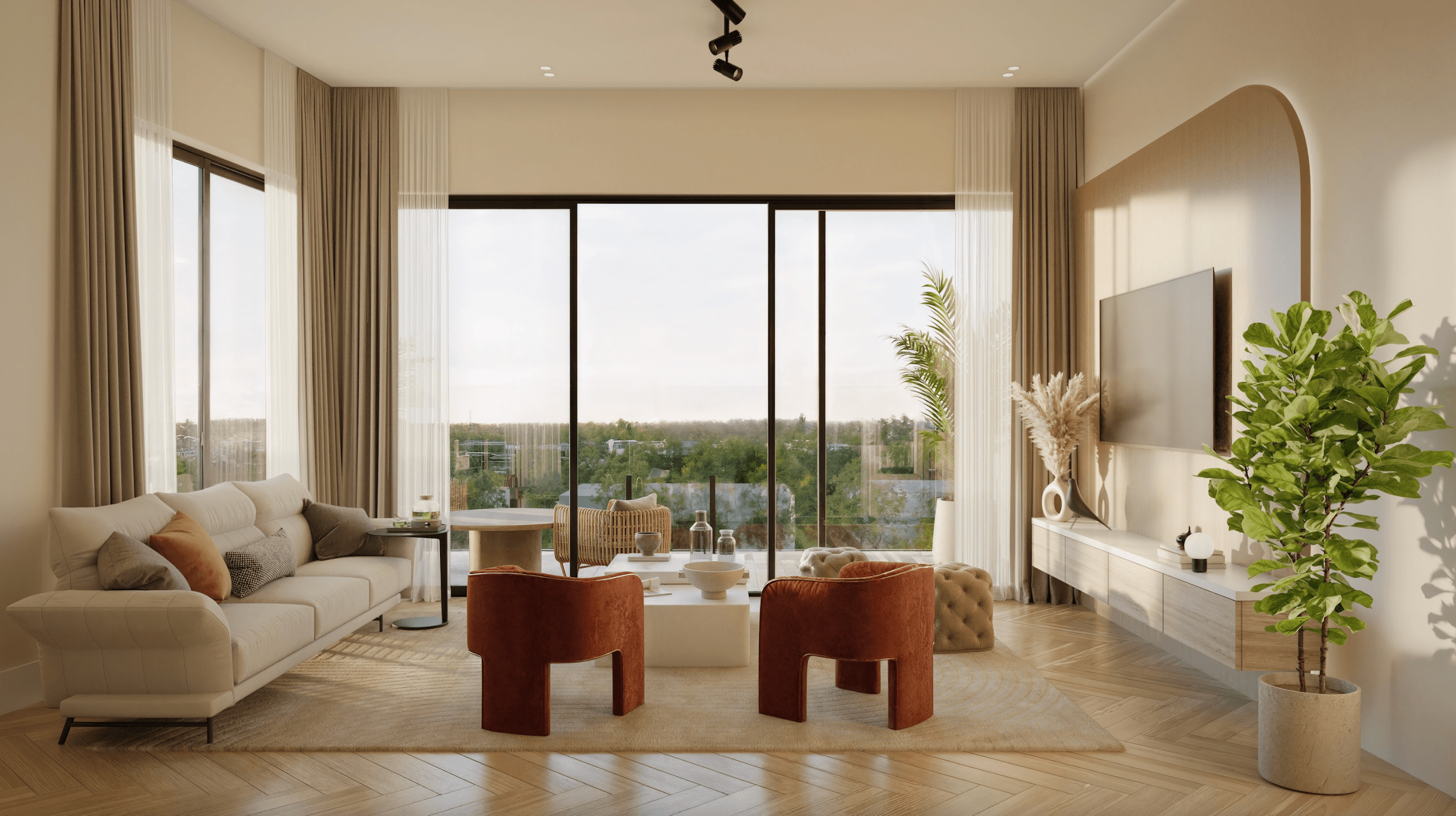 Виллы, апартаменты и дома с частными бассейнами, Санта-Мария, Панама-Сити 5