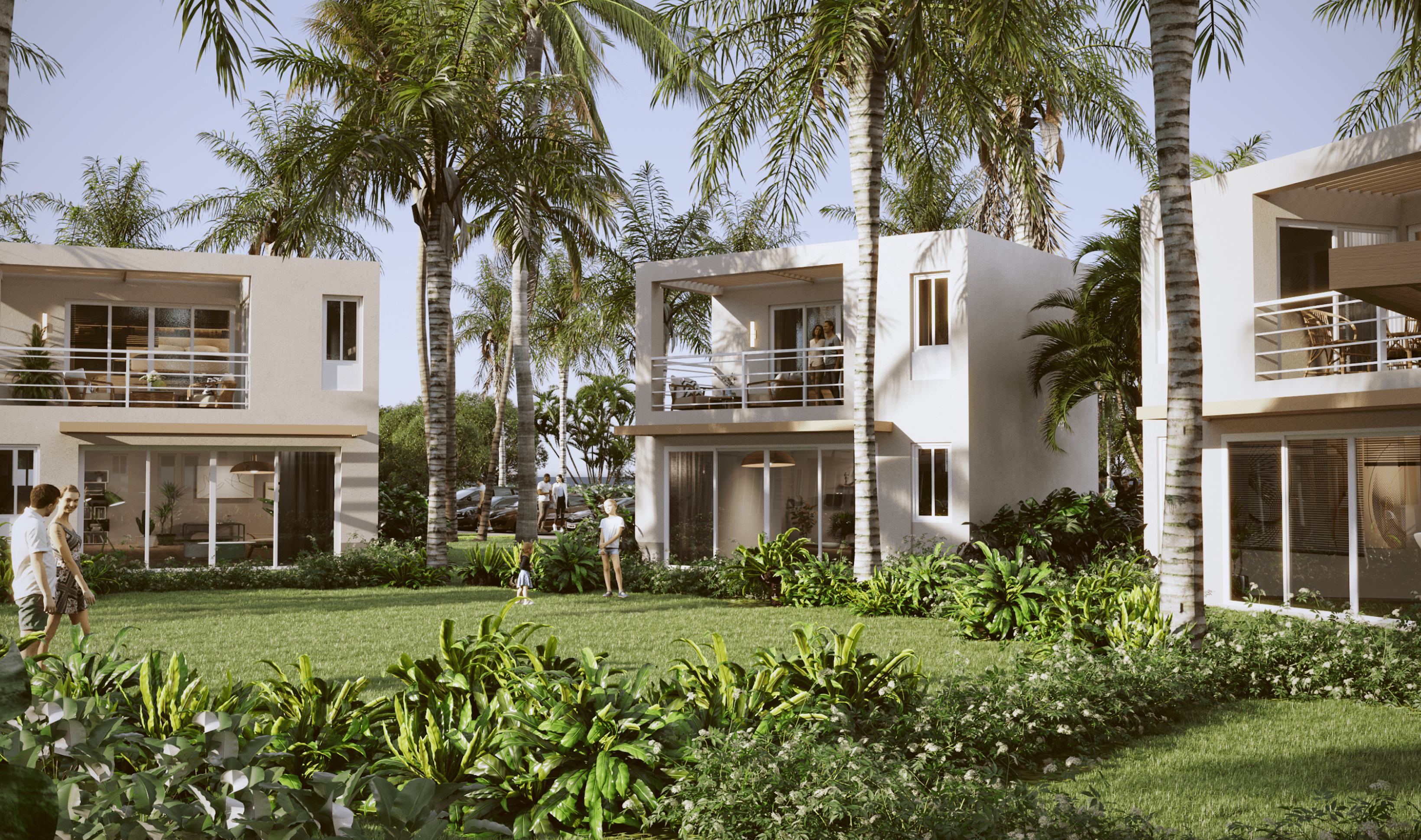 Дома на одну семью и двухуровневые таунхаусы, Чаме, Плайя Караколь 1