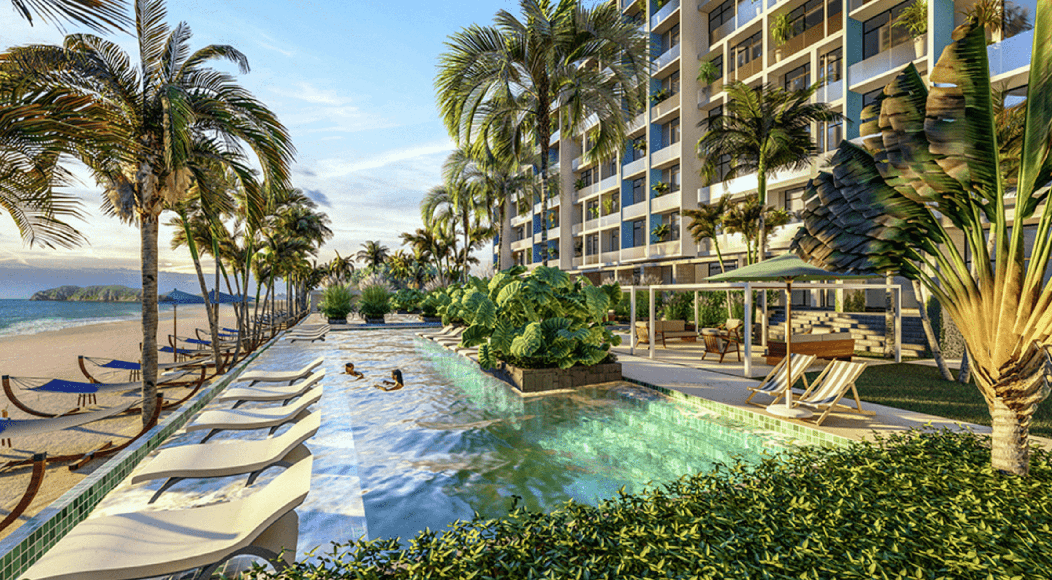 Апартаменты в современном стиле, Чаме, Плайя Караколь 2