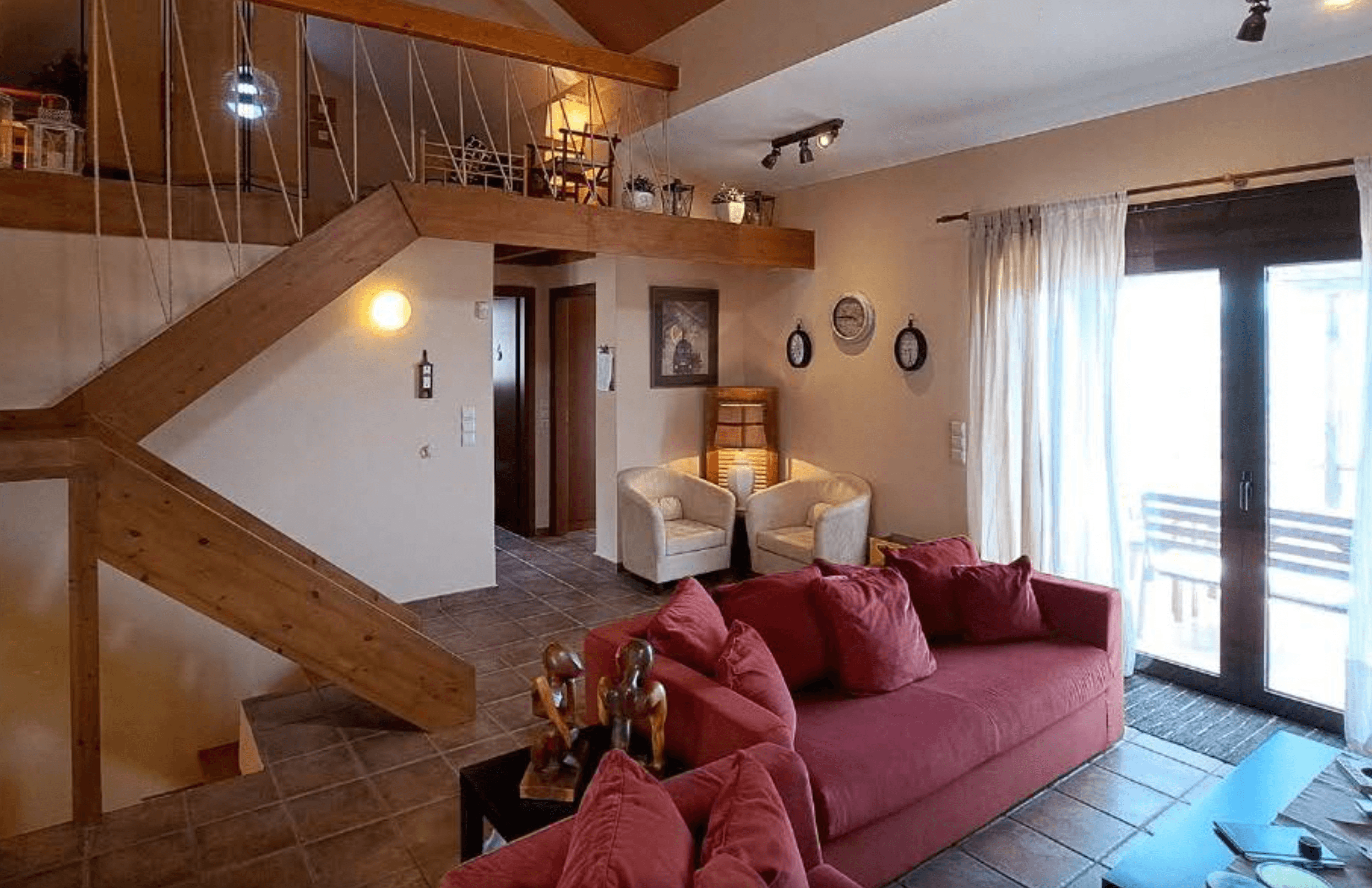 Villa with sea view, Theologos Bay 4