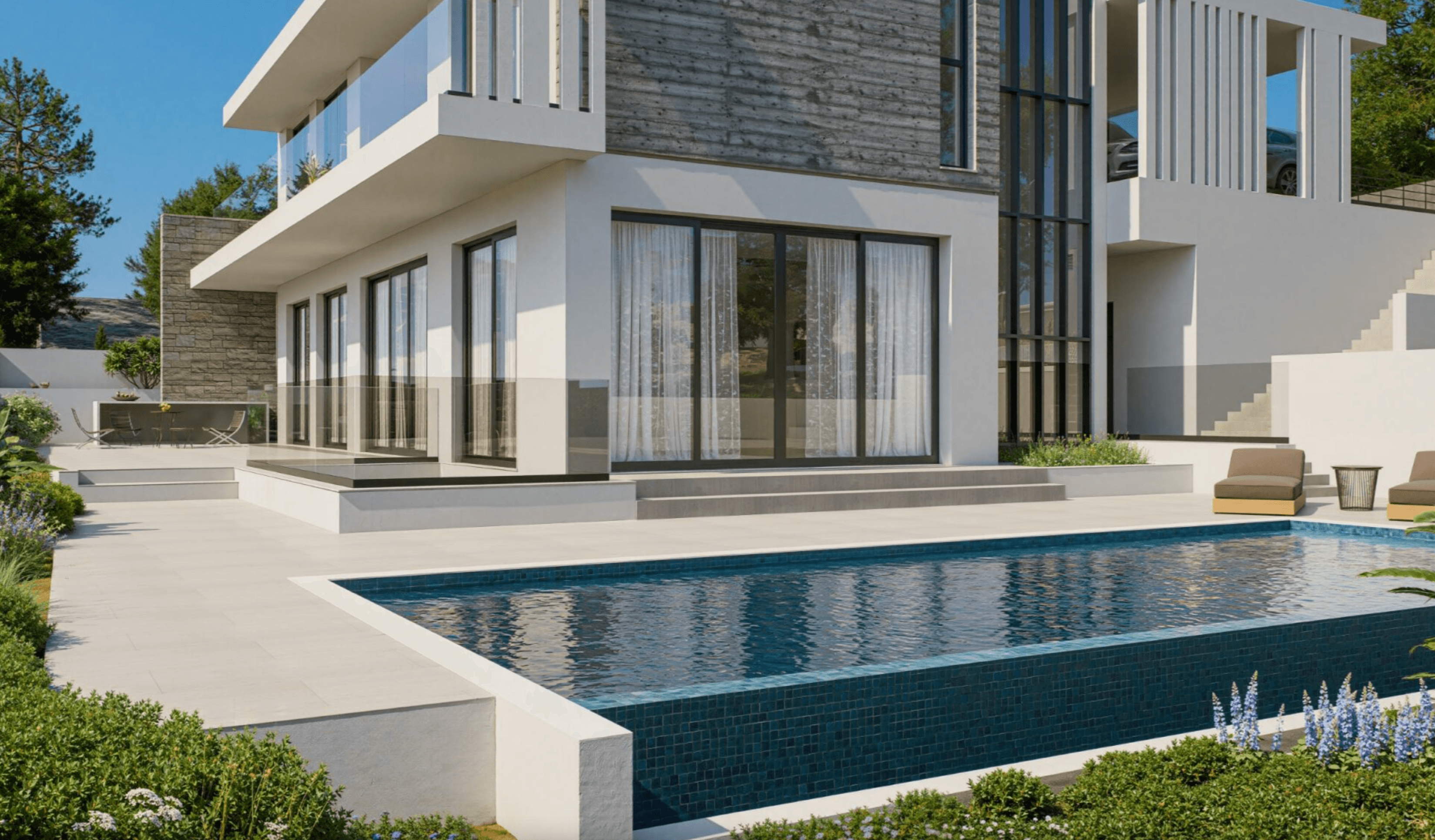 Villas in modern style, Agios Athanasios, Limassol 1