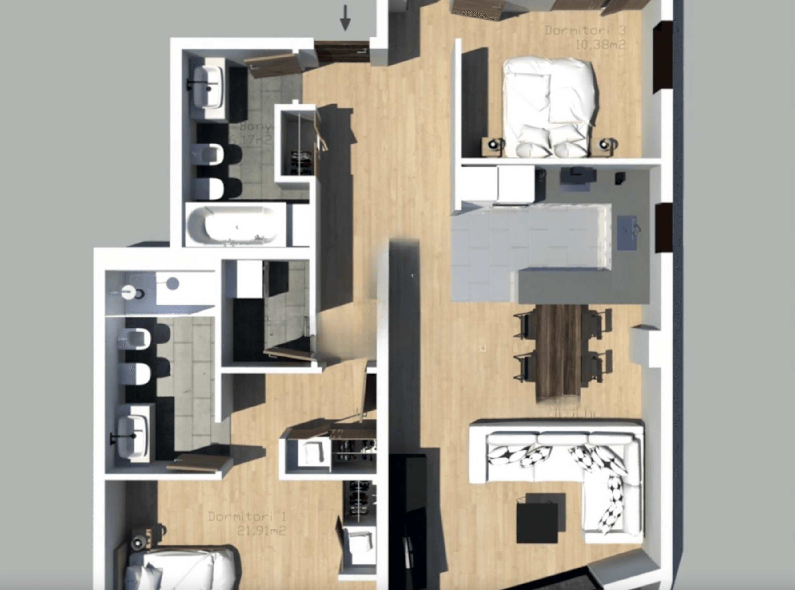 Элегантные апартаменты, Эскальдес-Энгордань 9