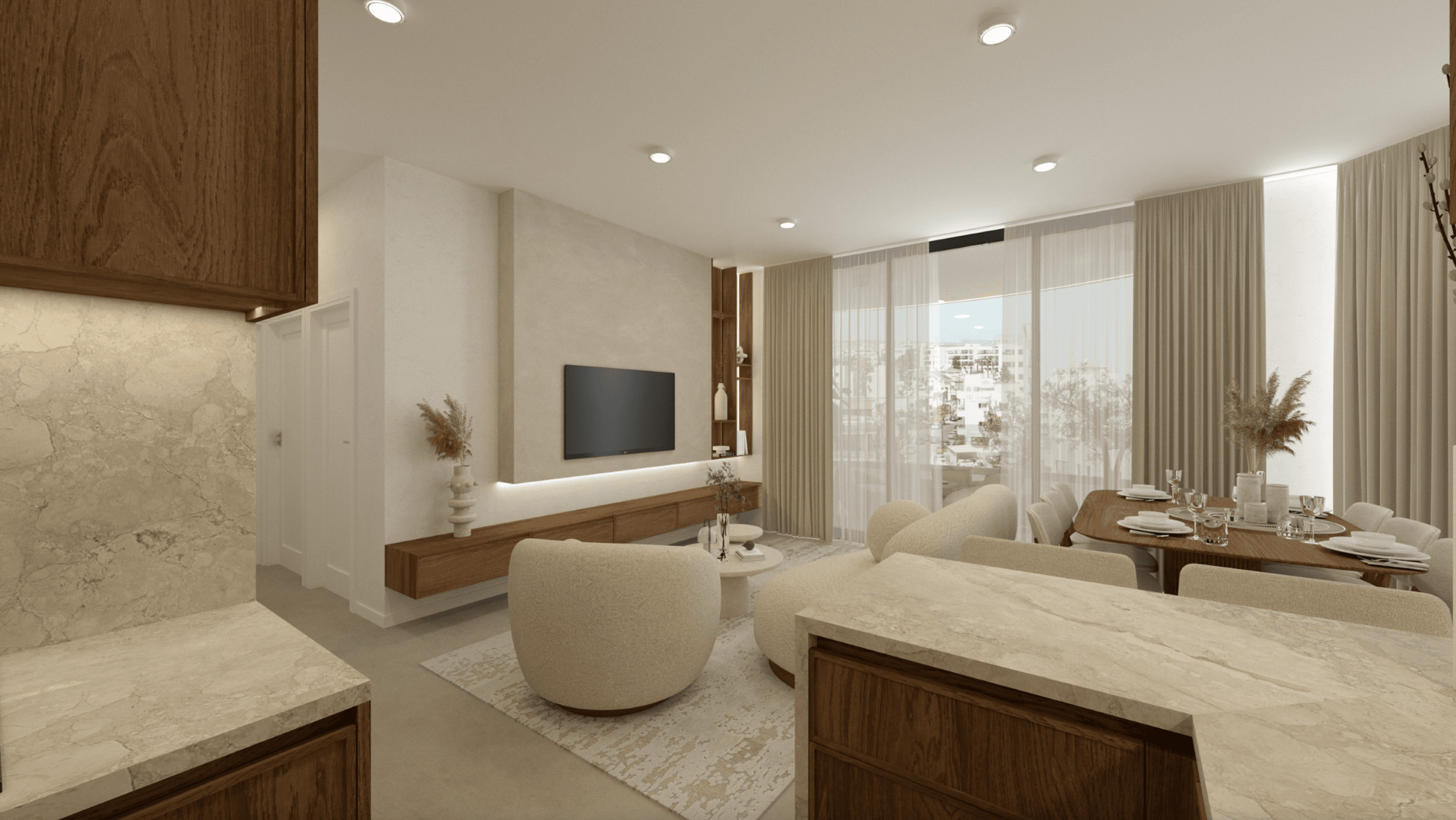 Элегантные апартаменты, центр города, Ларнака 12