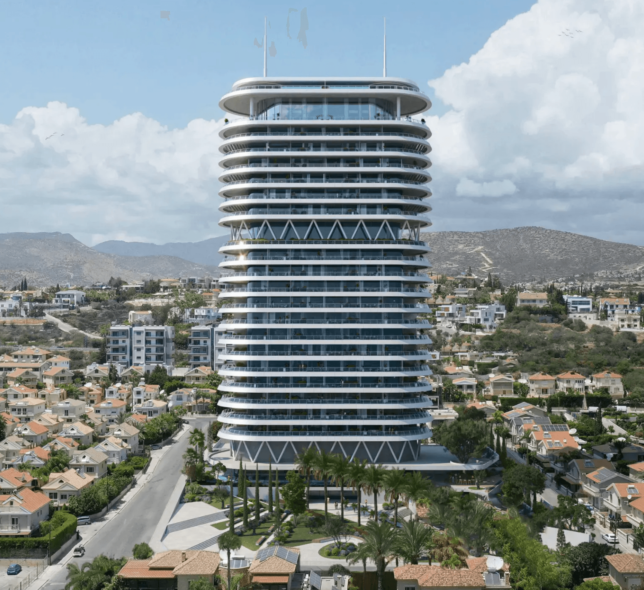 Apartments and townhouses in a new residential project near the sea 1