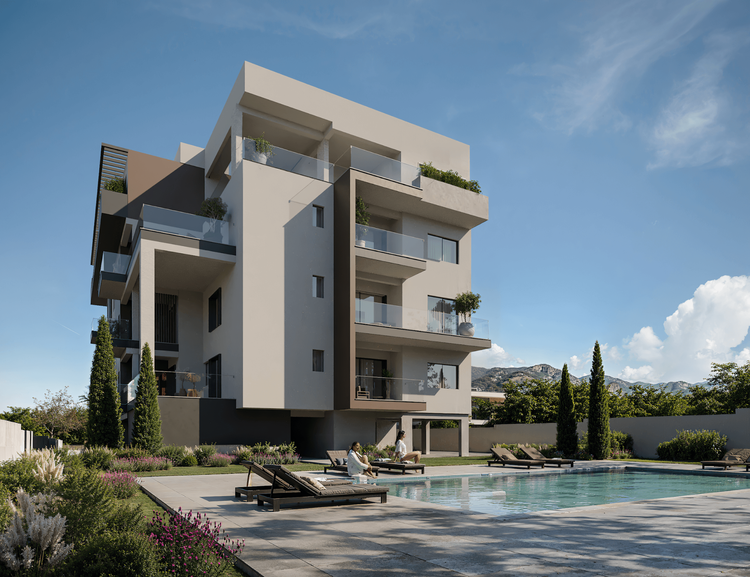 Apartments in modern style, Potamos Germasogeia, Limassol 1