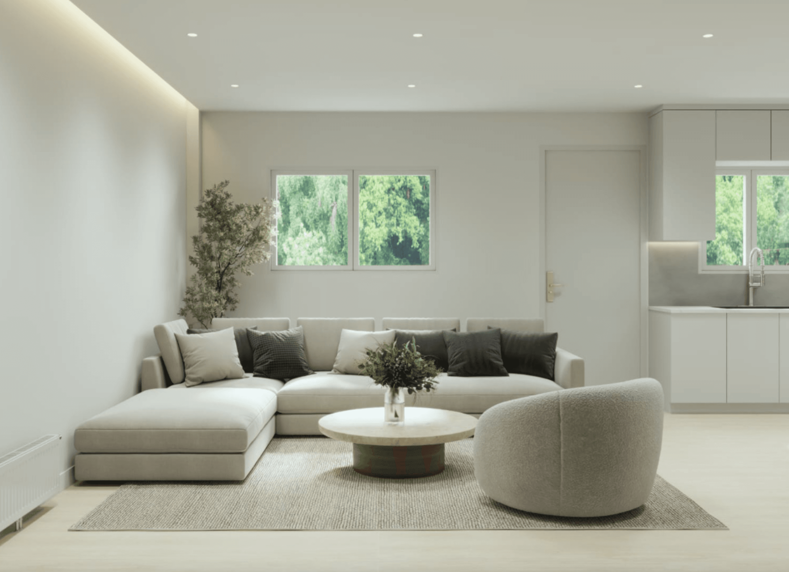 Апартаменты на нулевом этаже, Перистери, Афины 1