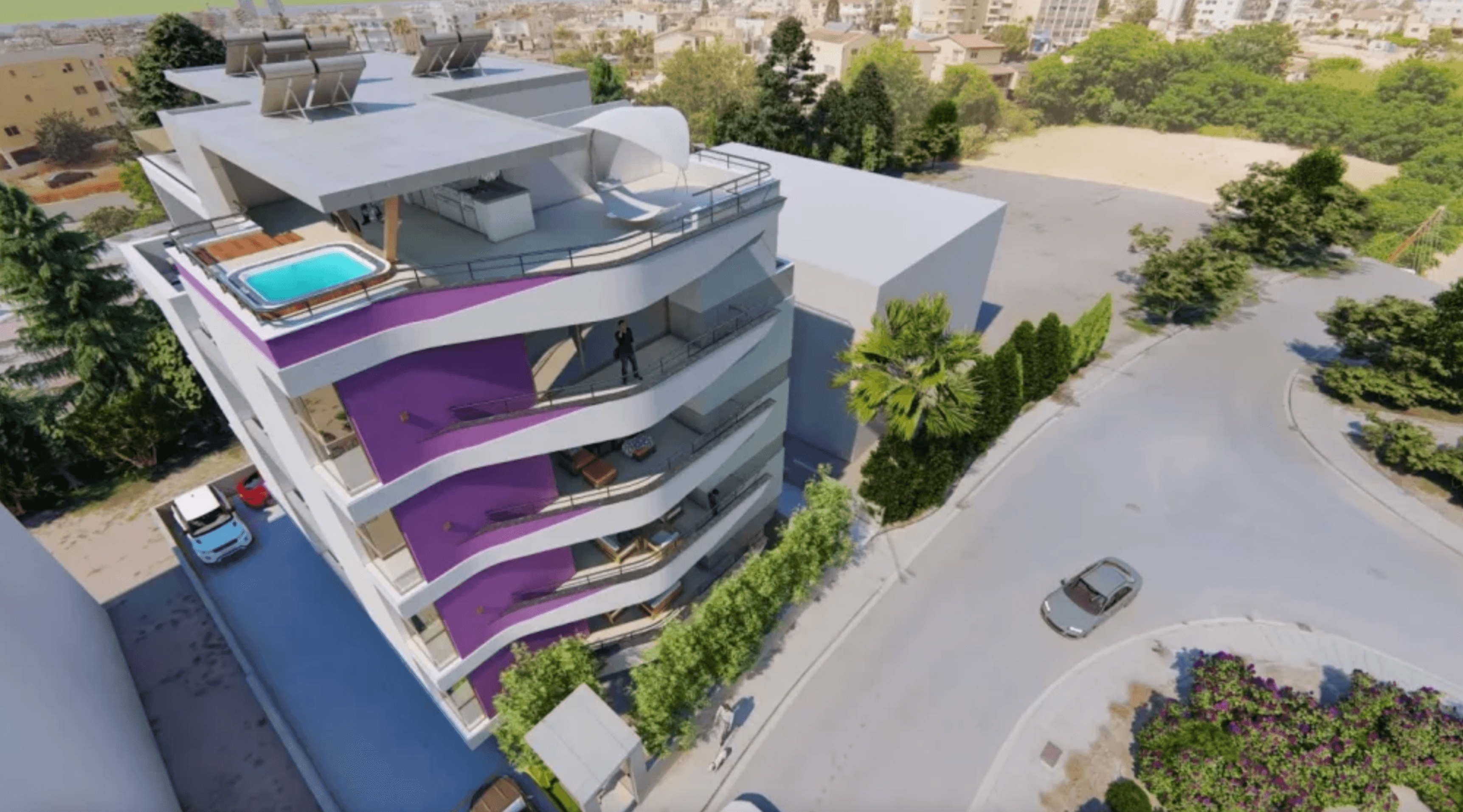 Современные апартаменты с яркими элементами, Агиос Афанасиос, Лимасол 6