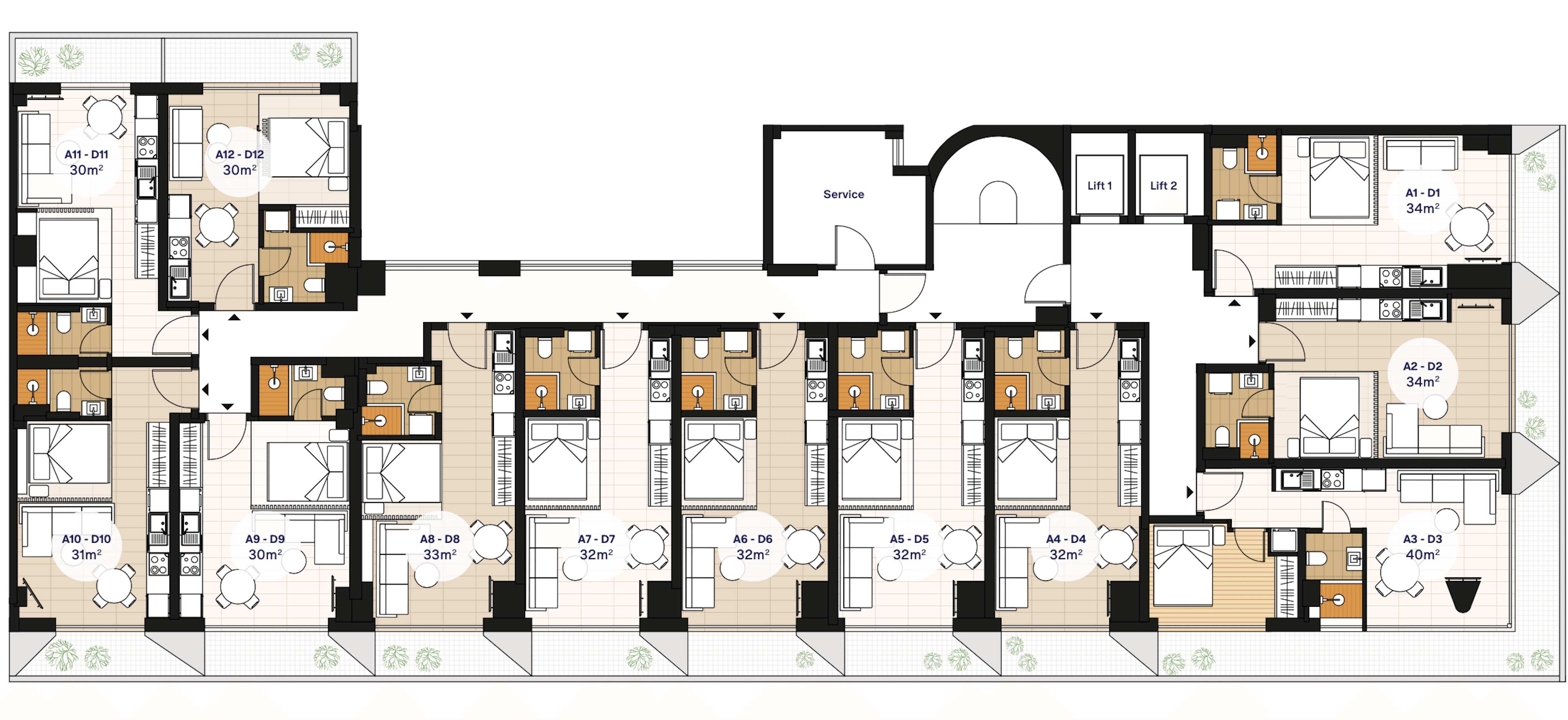 Комфортные апартаменты в современном стиле, Пирей 5