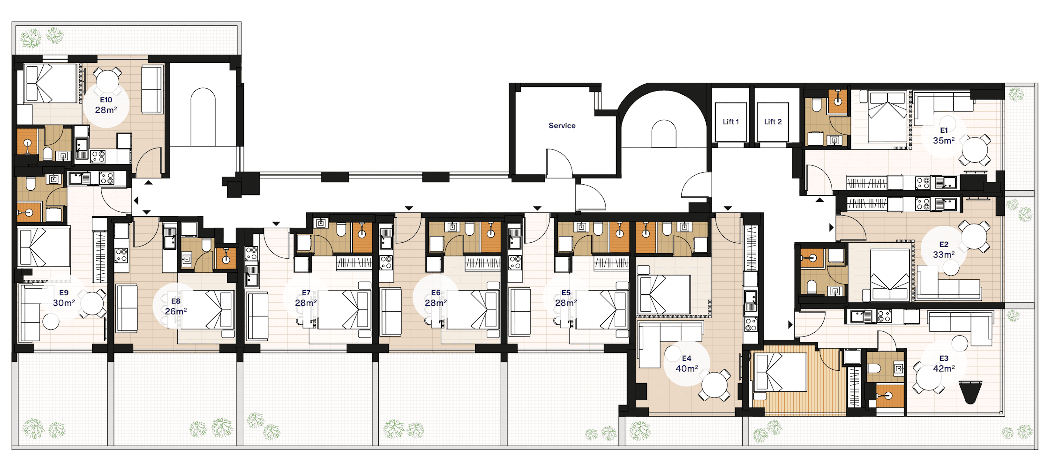 Комфортные апартаменты в современном стиле, Пирей 6