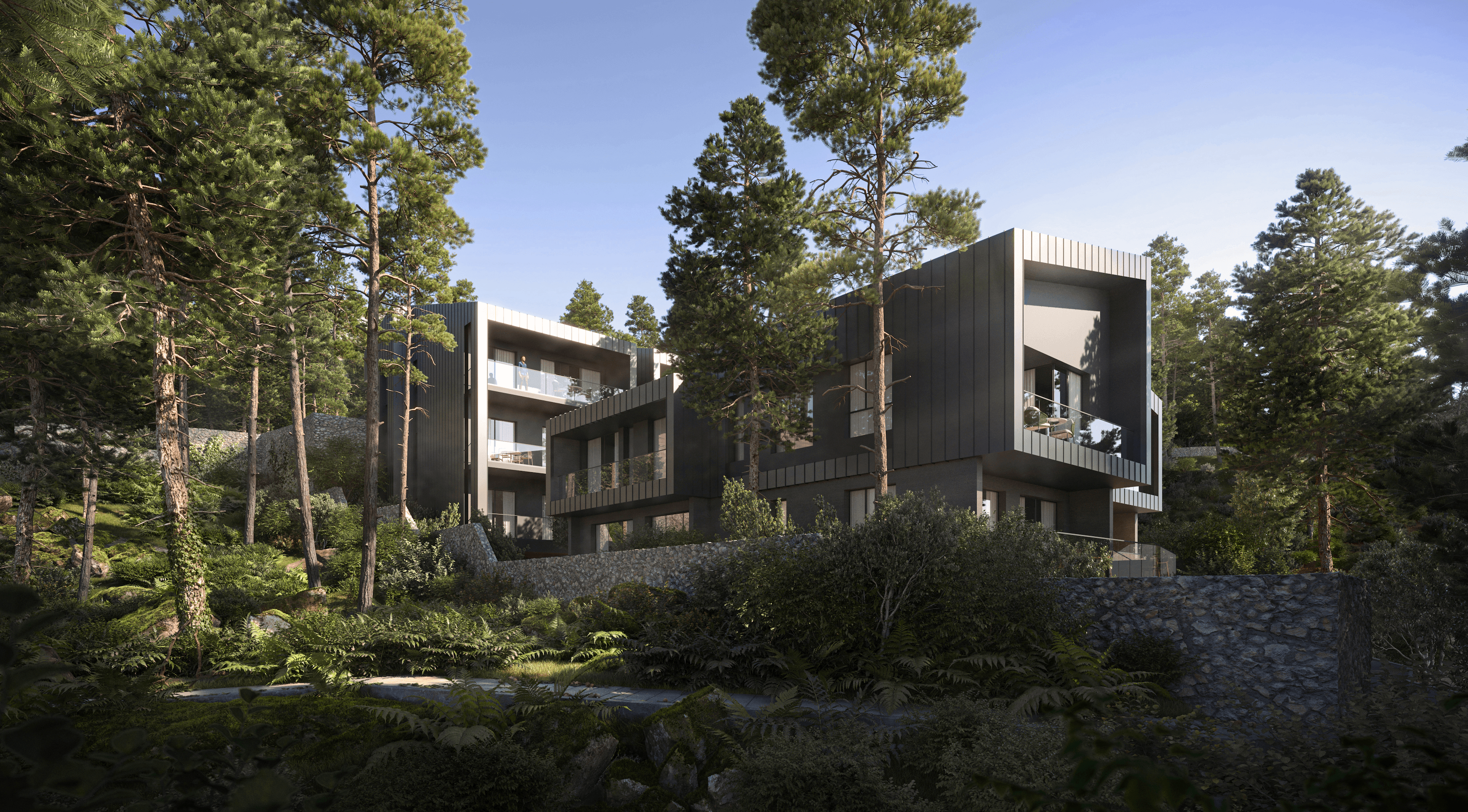 Стильные апартаменты и дома с видом на сосновый лес, Продромос, Тродос 2