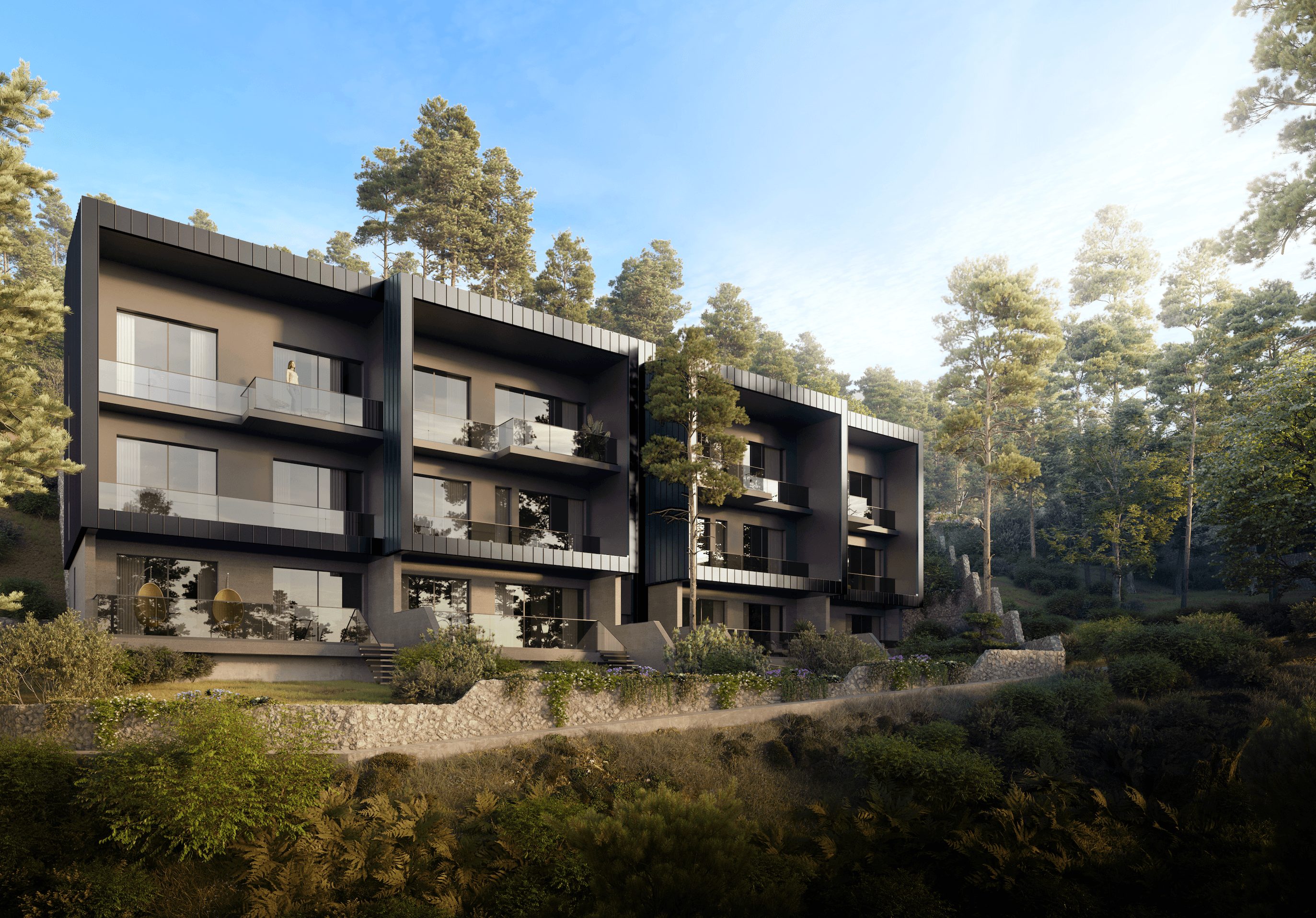 Стильные апартаменты и дома с видом на сосновый лес, Продромос, Тродос 3