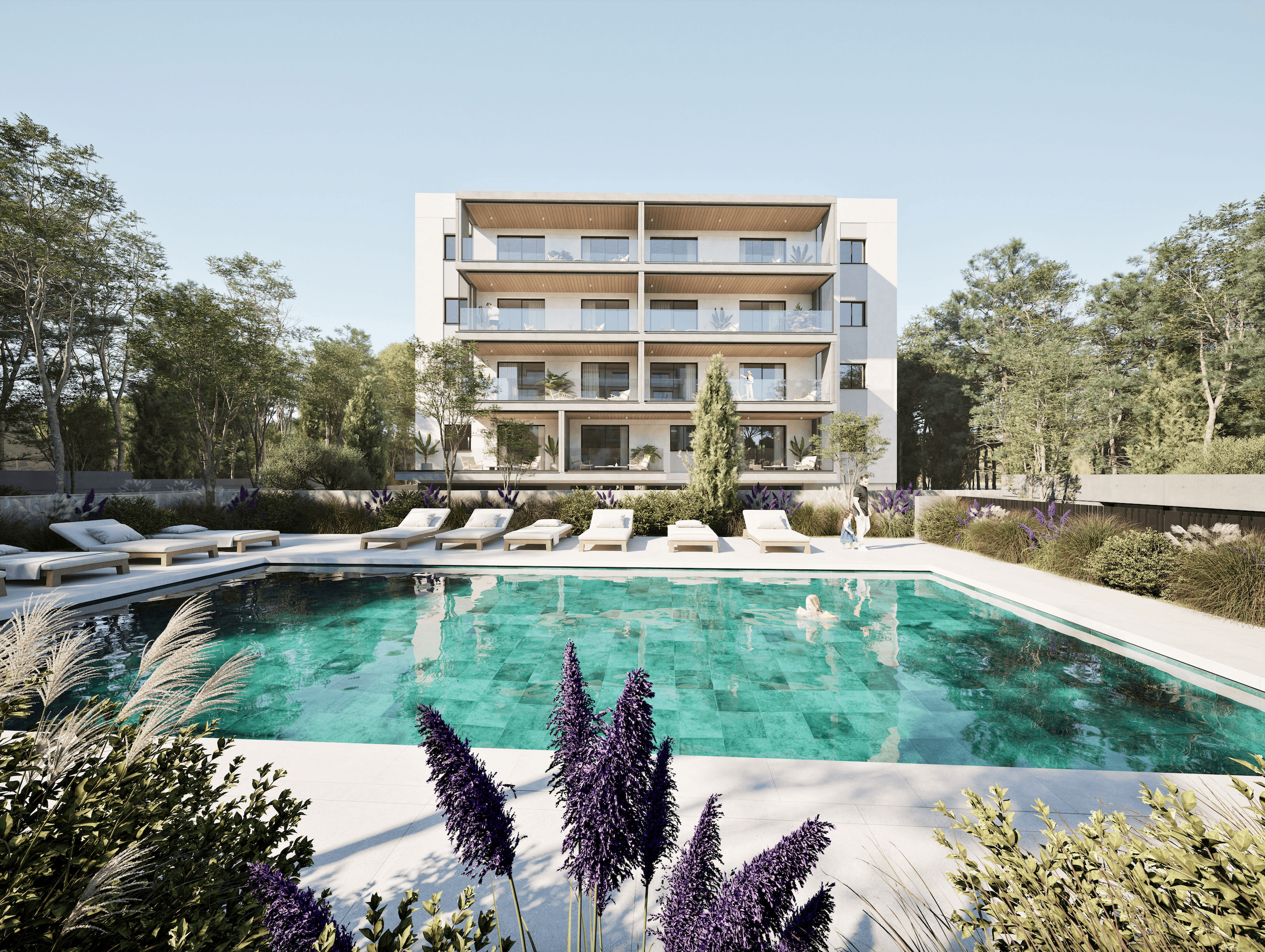 Комфортные апартаменты с бассейном, Агиос Афанасиос, Лимасол 1