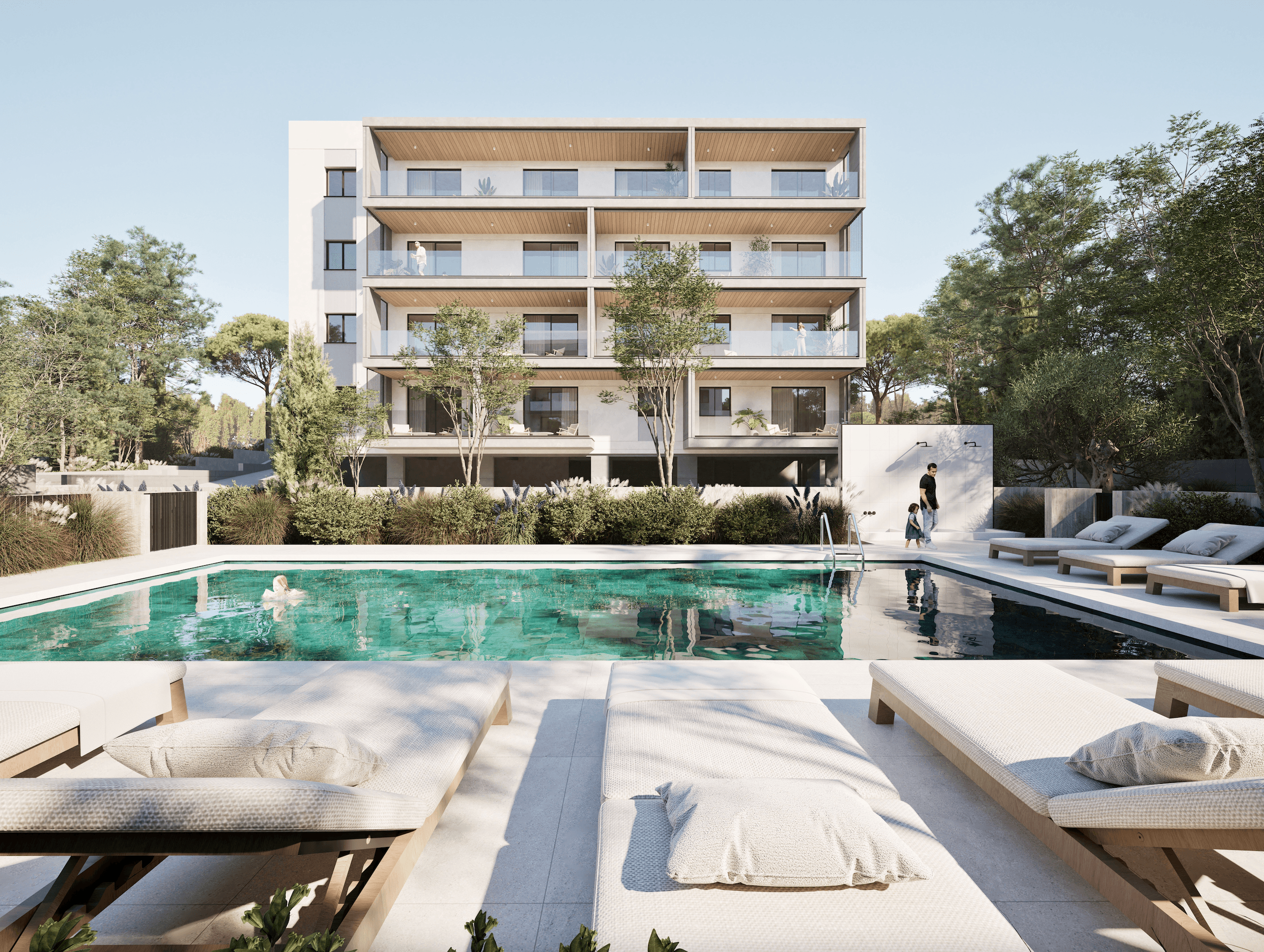 Комфортные апартаменты с бассейном, Агиос Афанасиос, Лимасол 3