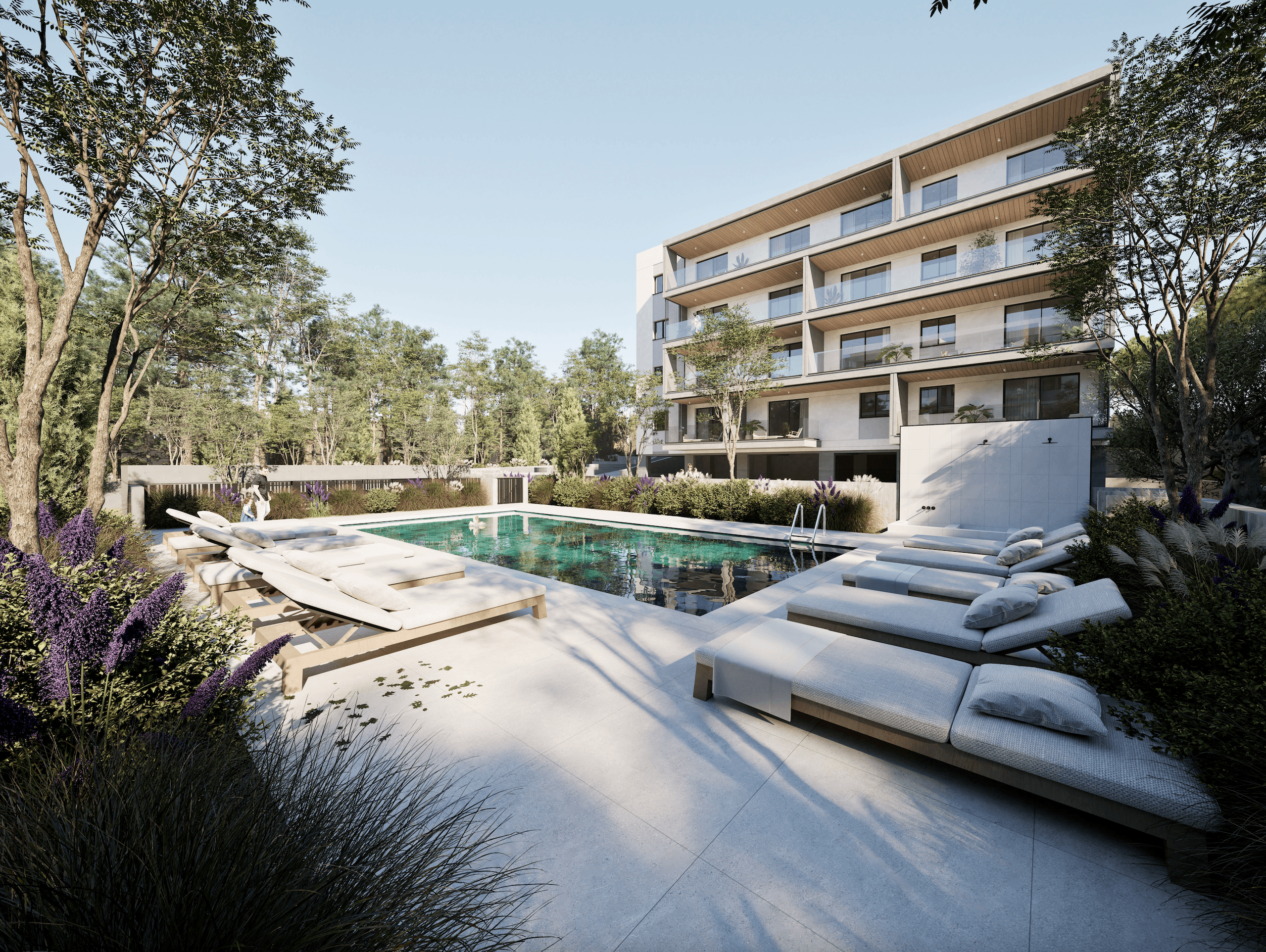 Комфортные апартаменты с бассейном, Агиос Афанасиос, Лимасол 5