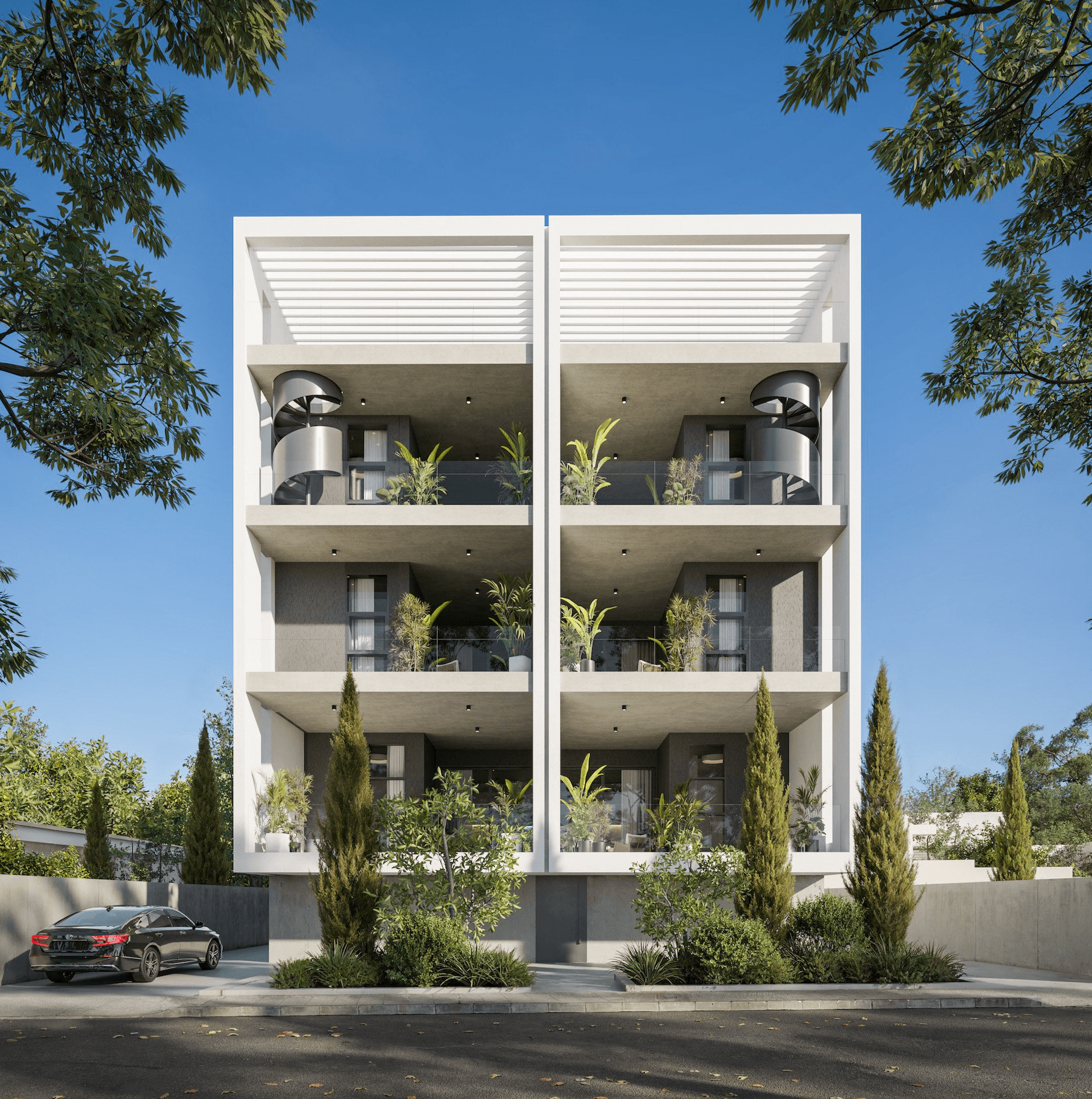 Апартаменты с современными элементами, Агиос Афанасиос, Лимасол 1