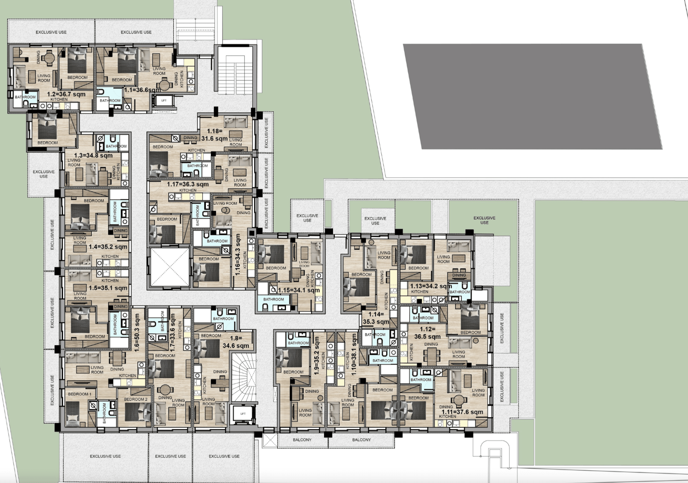 Уютные студии и апартаменты, Эллинико, Афины 12