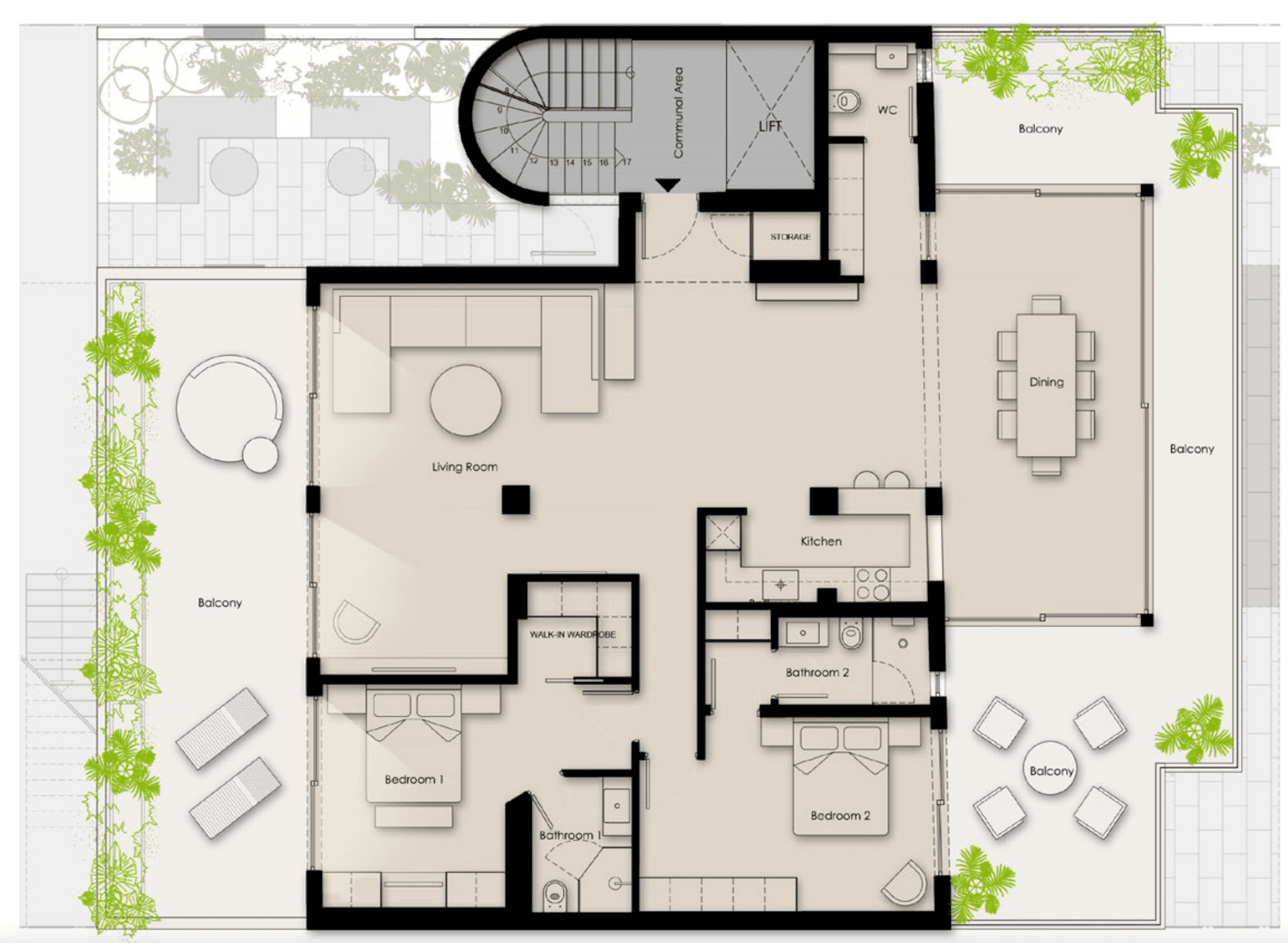 Stylish penthouse, Kallithea, Athens 17